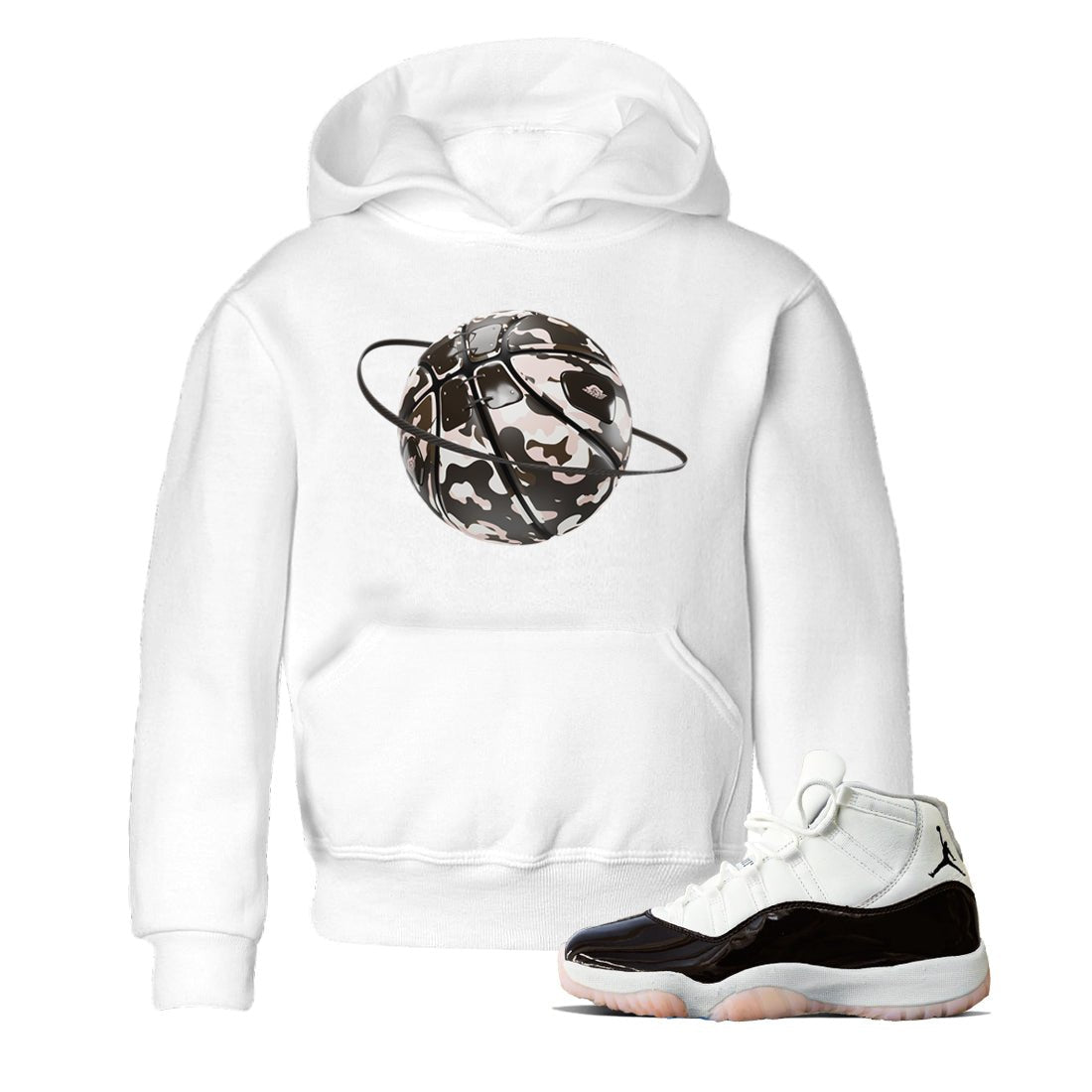 Camo Basketball Planet snkmatch Tee Kids - Air Jordan 11 Neapolitan