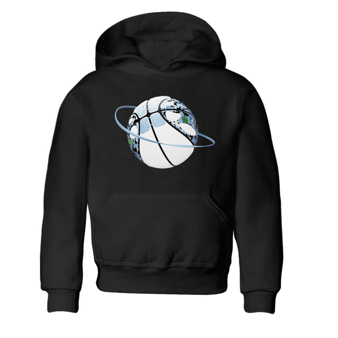Camo Basketball Planet snkmatch Tees Kids - Air Jordan 13 Blue Grey