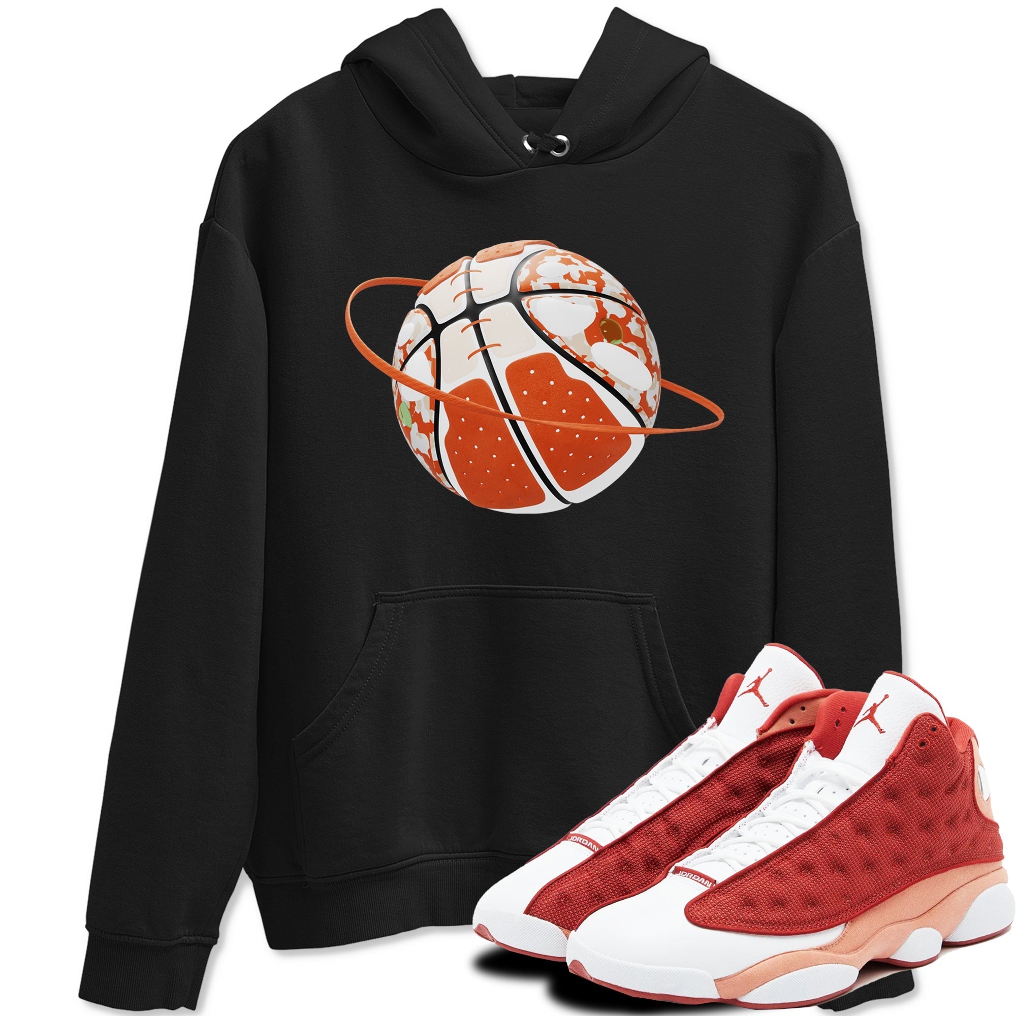 Camo Basketball Planet snkmatch Tees - Air Jordan 13 Dune Red