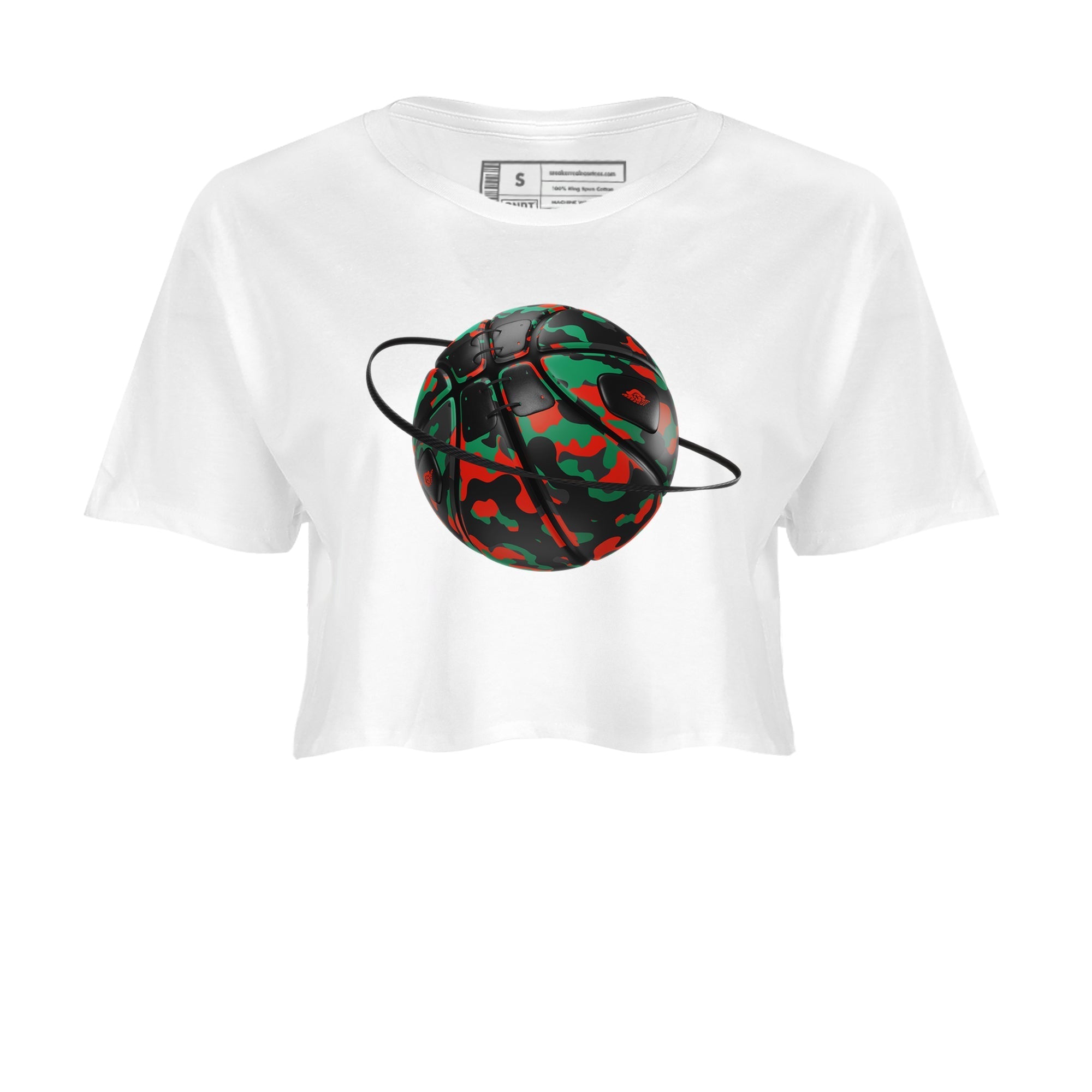 Camo Basketball Planet snkmatch Women's Top - Air Jordan 2 Christmas