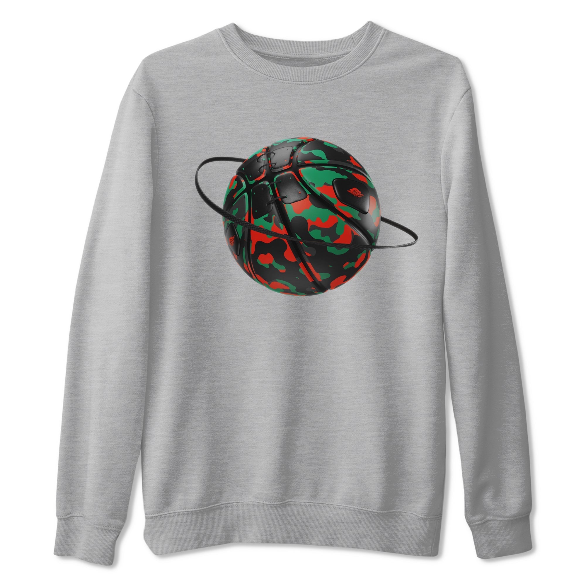 Camo Basketball Planet snkmatch Tee - Air Jordan 2 Christmas