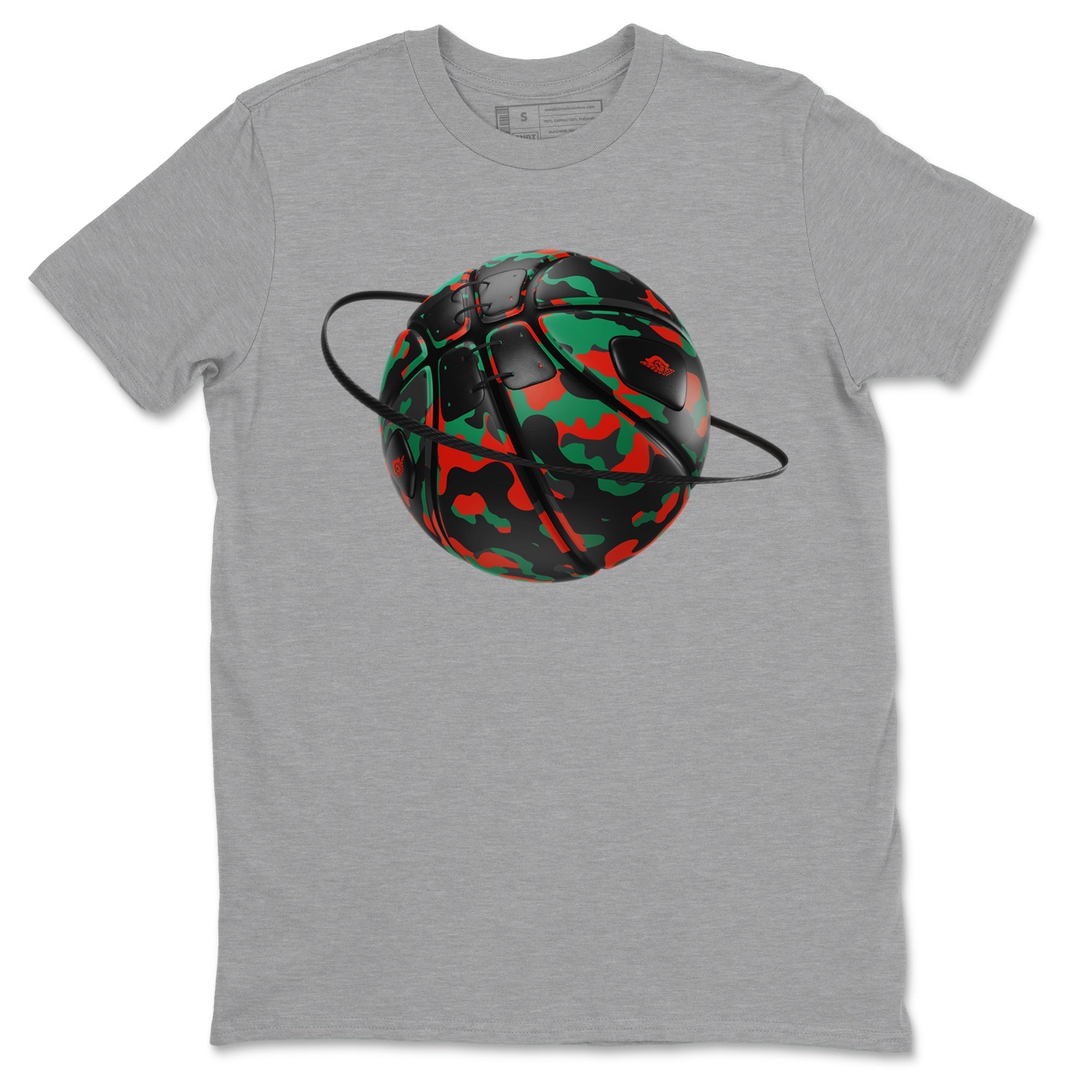 Camo Basketball Planet snkmatch Tee - Air Jordan 2 Christmas