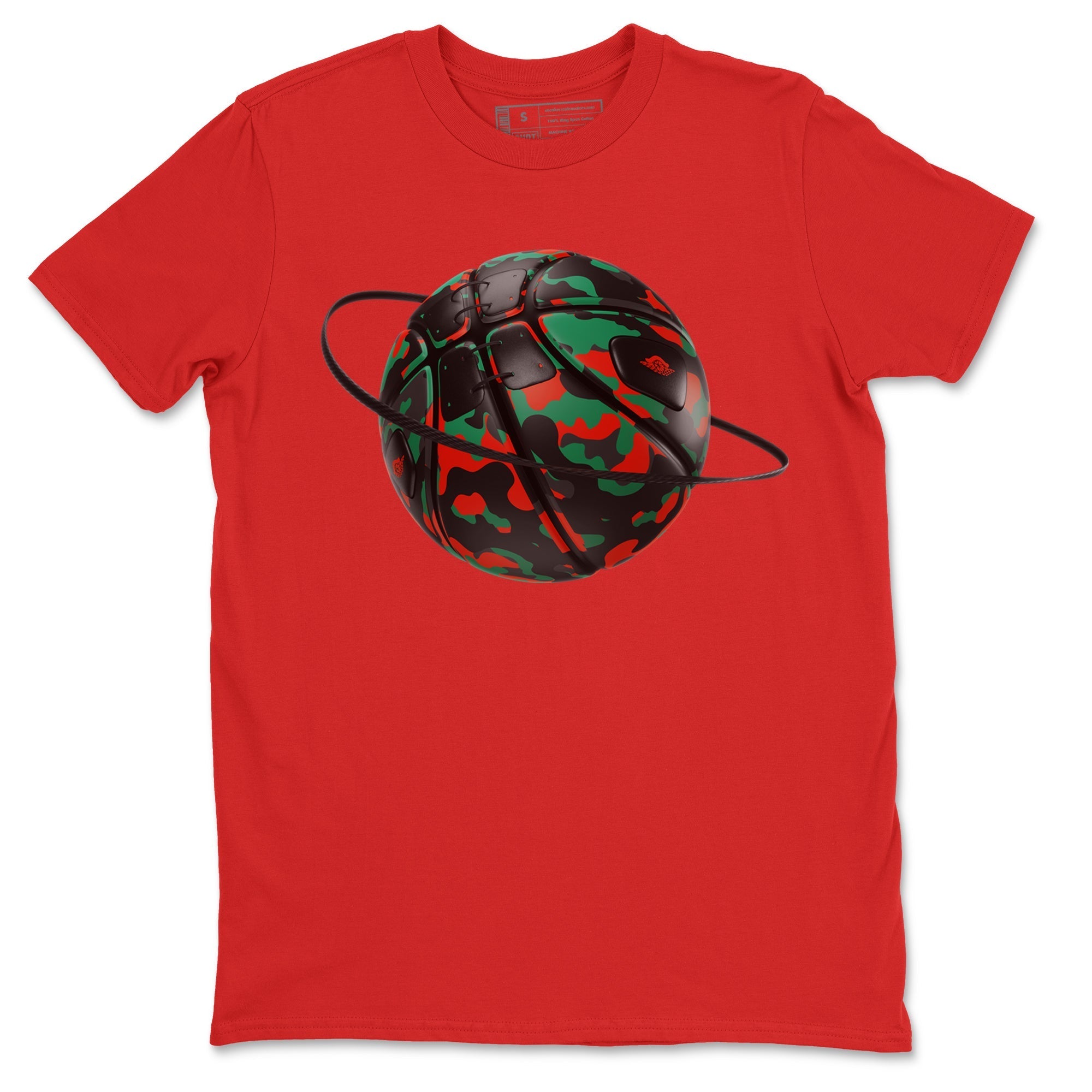 Camo Basketball Planet snkmatch Tee - Air Jordan 2 Christmas
