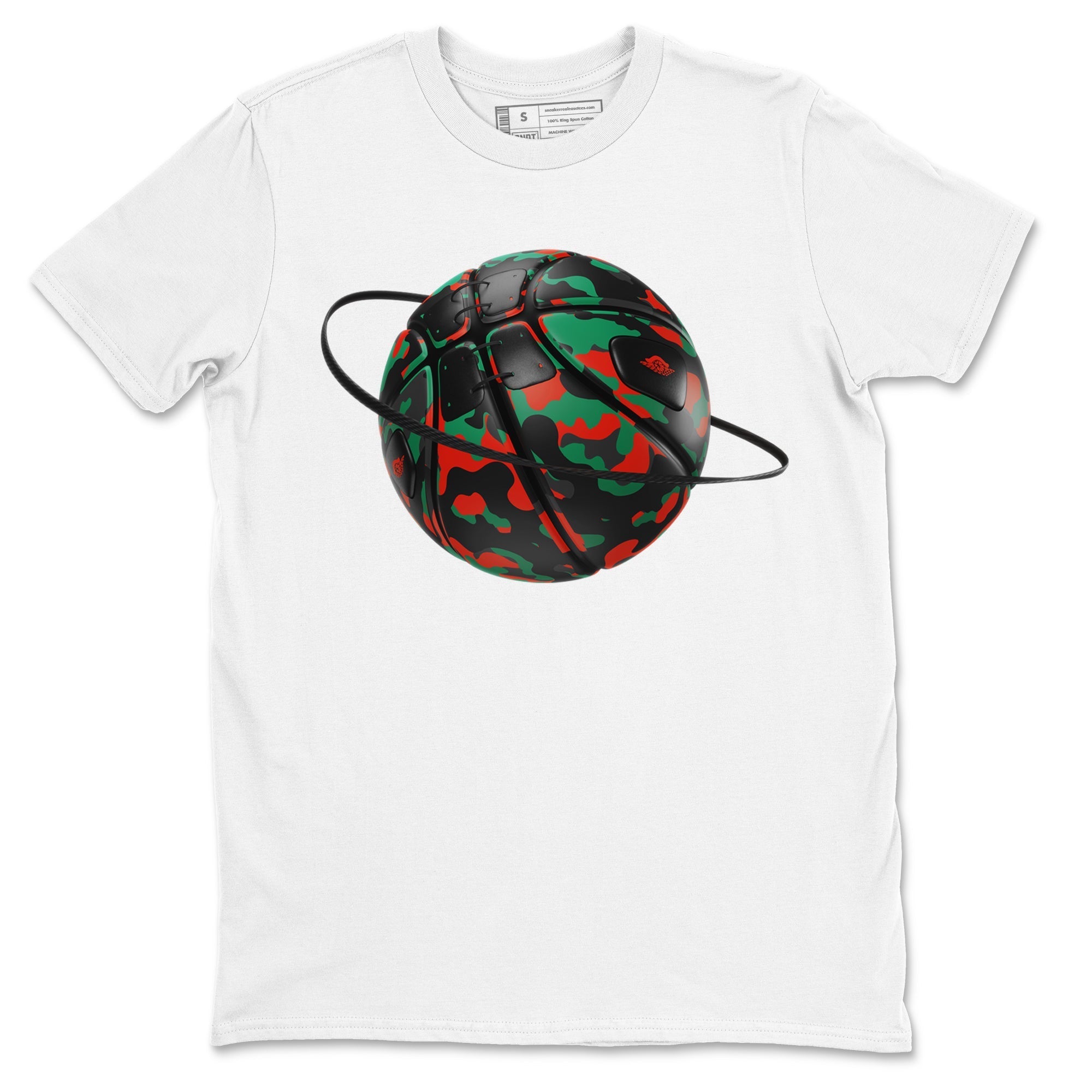 Camo Basketball Planet snkmatch Tee - Air Jordan 2 Christmas