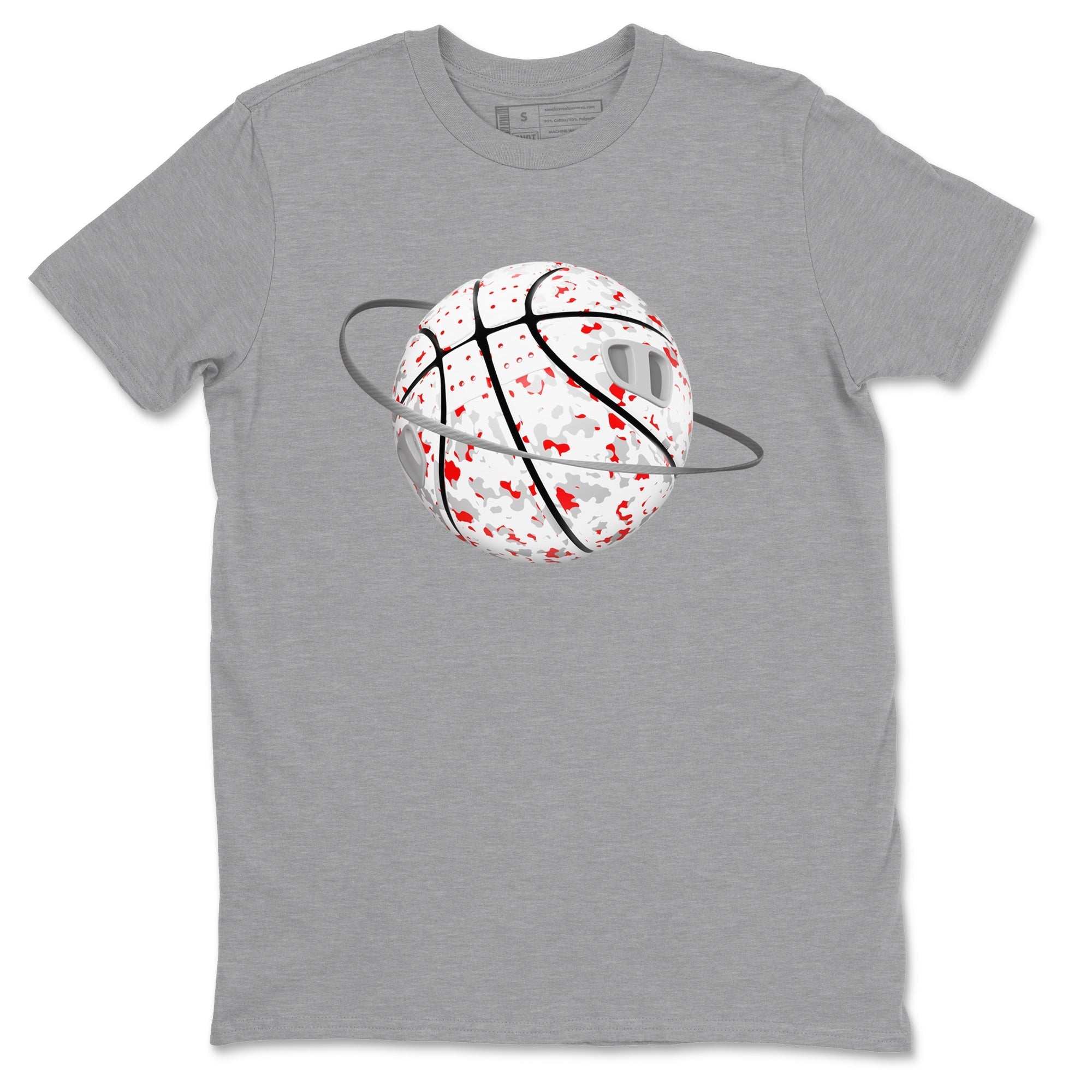 Camo Basketball Planet snkmatch Tees - Air Jordan 3 Cement Grey