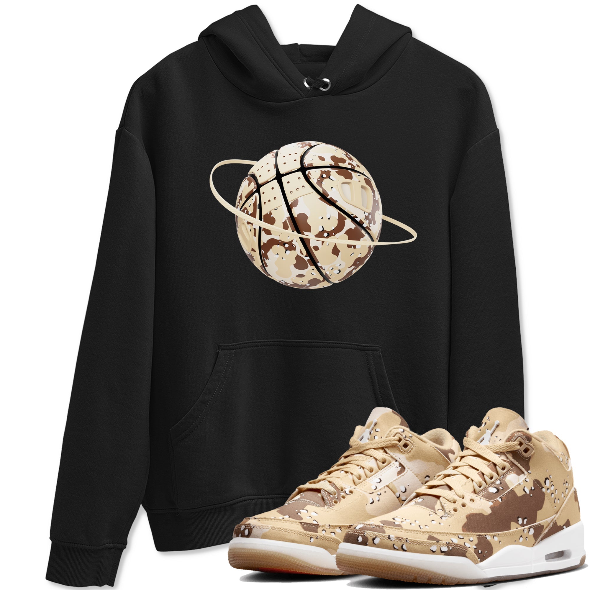 Camo Basketball Planet snkmatch Tees - Air Jordan 3 Desert Camo