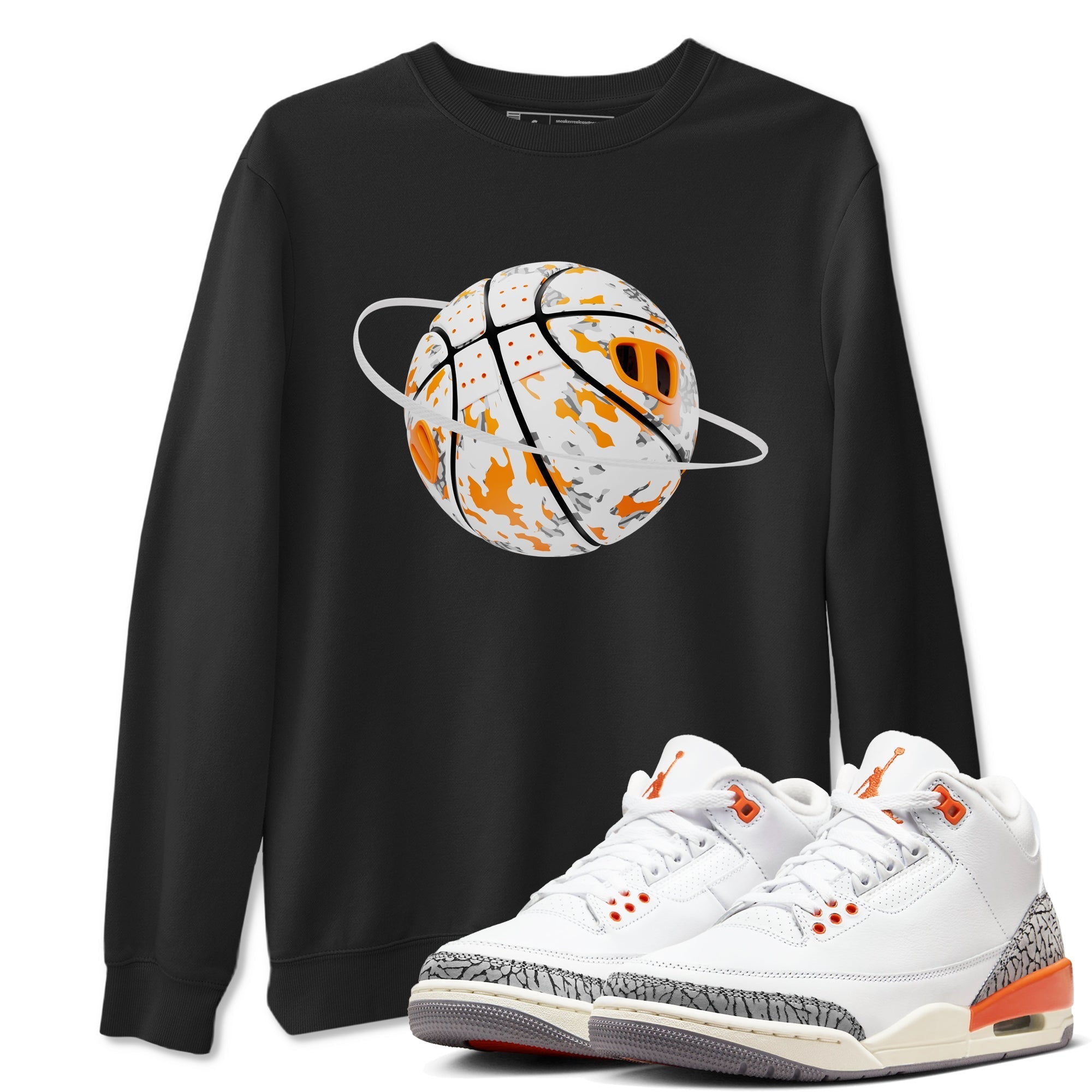 Camo Basketball Planet snkmatch Tees - Air Jordan 3 Georgia Peach