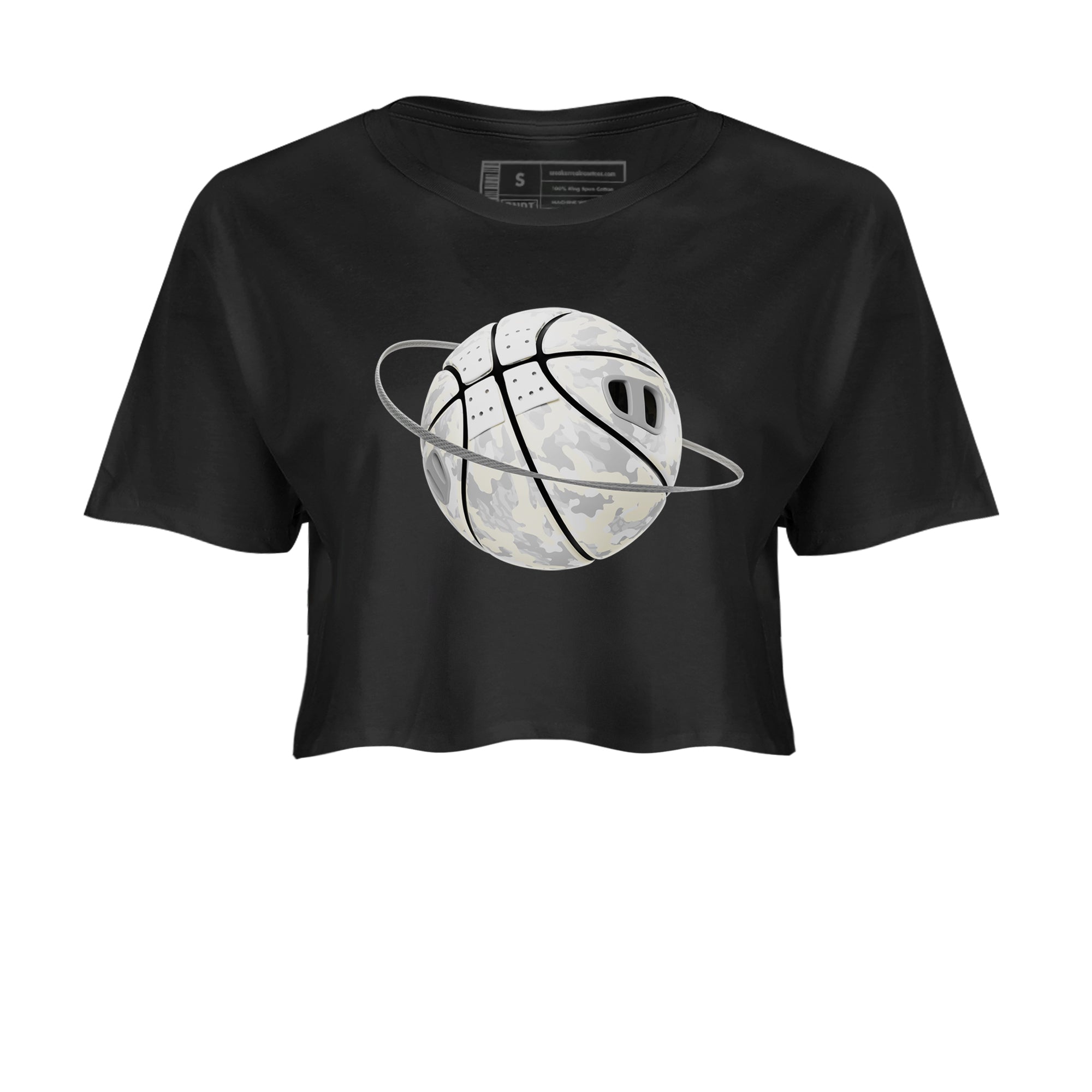 Camo Basketball Planet snkmatch Women's Top - Air Jordan 3 Ivory