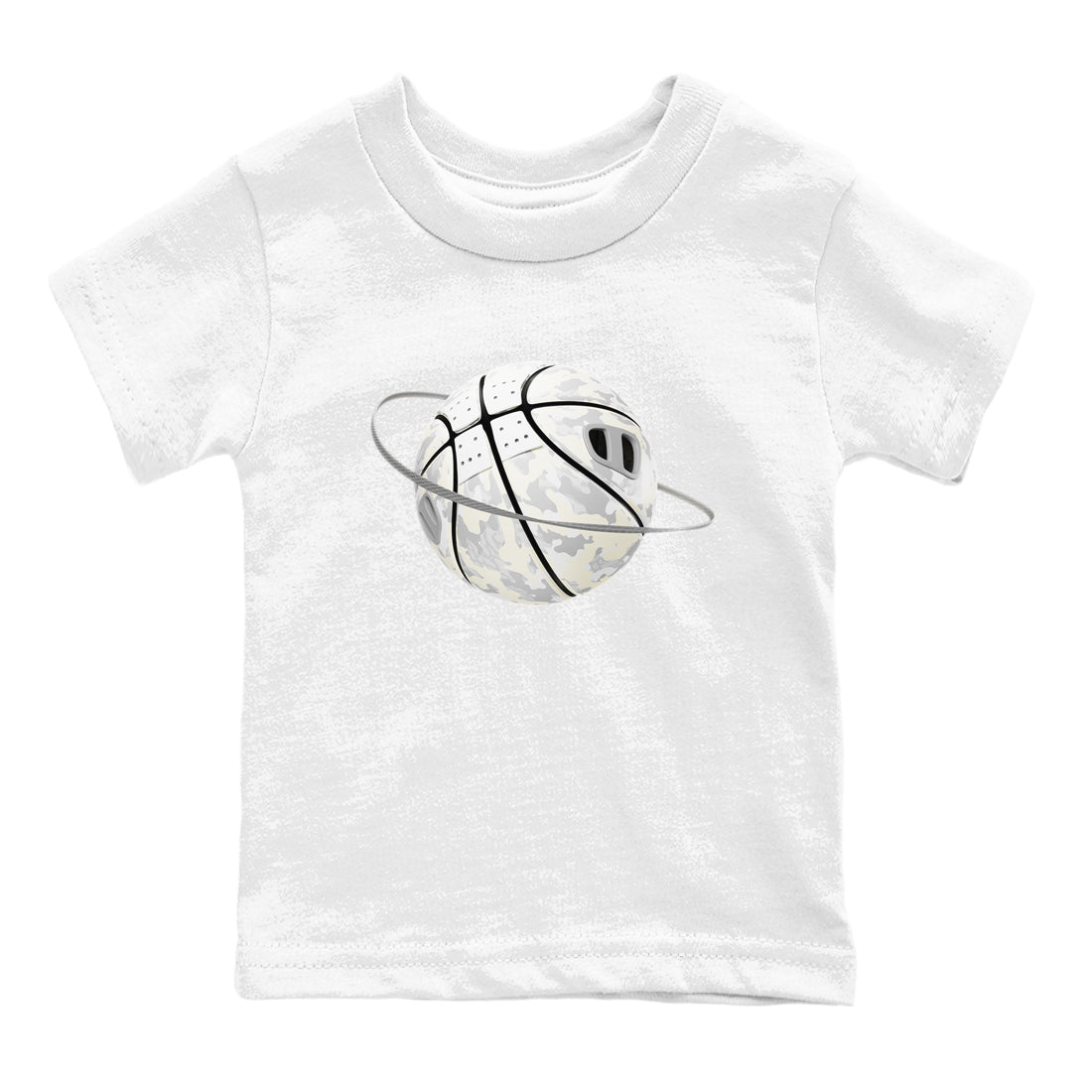 Camo Basketball Planet snkmatch Tees Kids - Air Jordan 3 Ivory