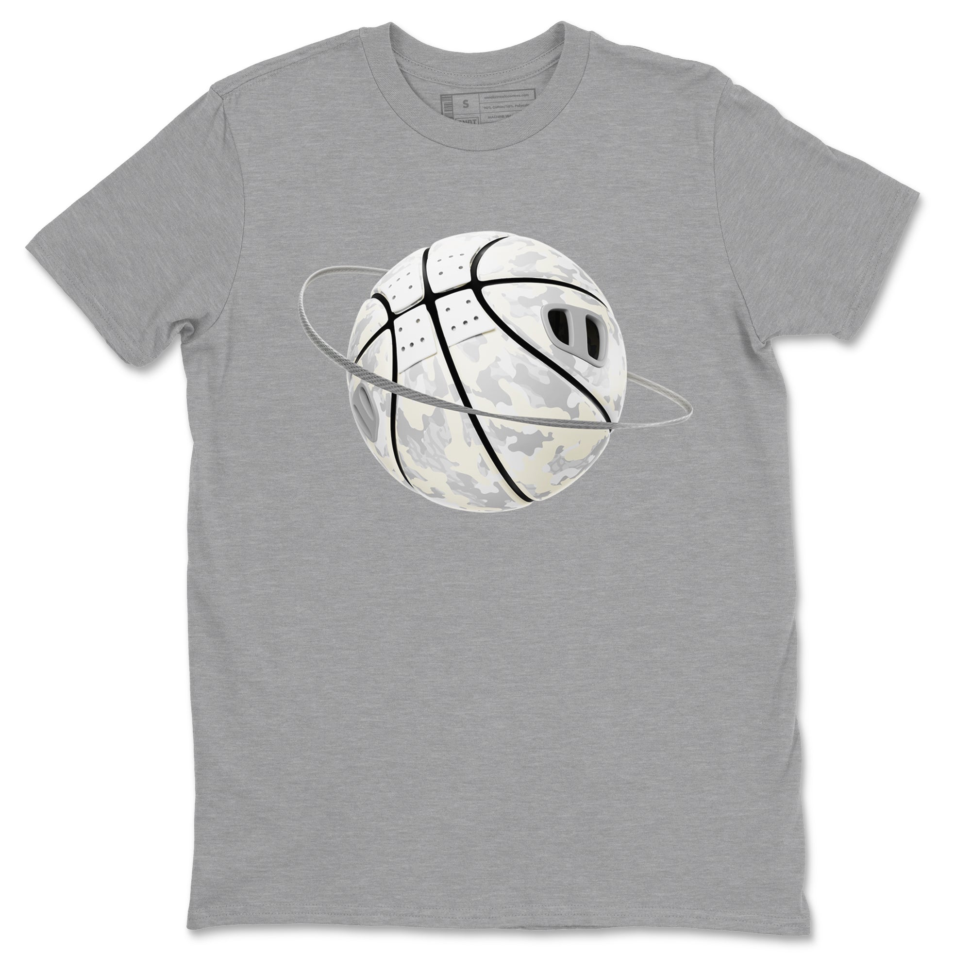 Camo Basketball Planet snkmatch Tees - Air Jordan 3 Ivory