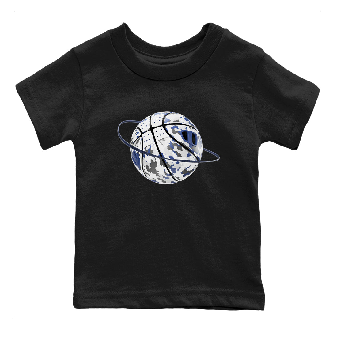 Camo Basketball Planet snkmatch Tees Kids - Air Jordan 3 Midnight Navy 2023