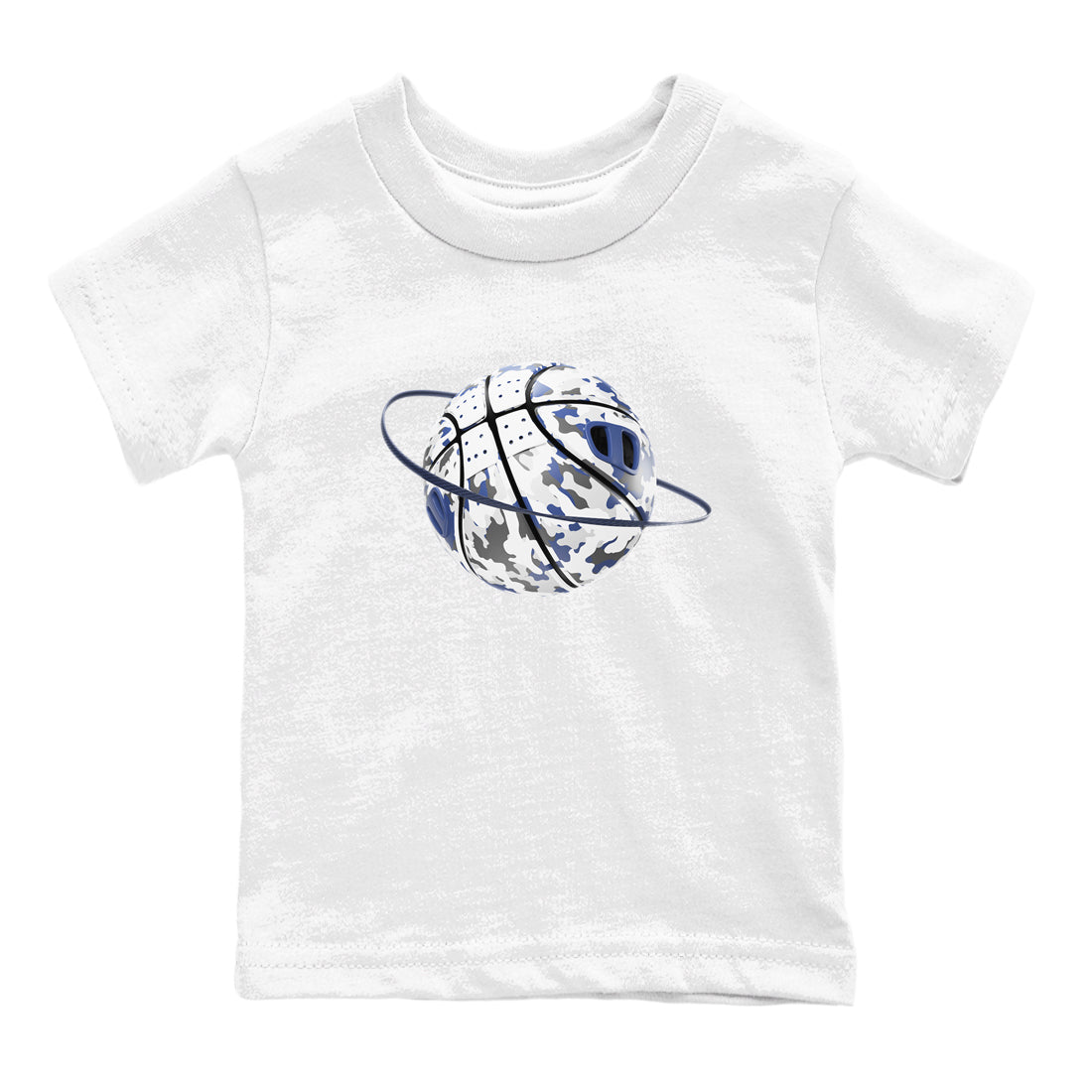 Camo Basketball Planet snkmatch Tees Kids - Air Jordan 3 Midnight Navy 2023