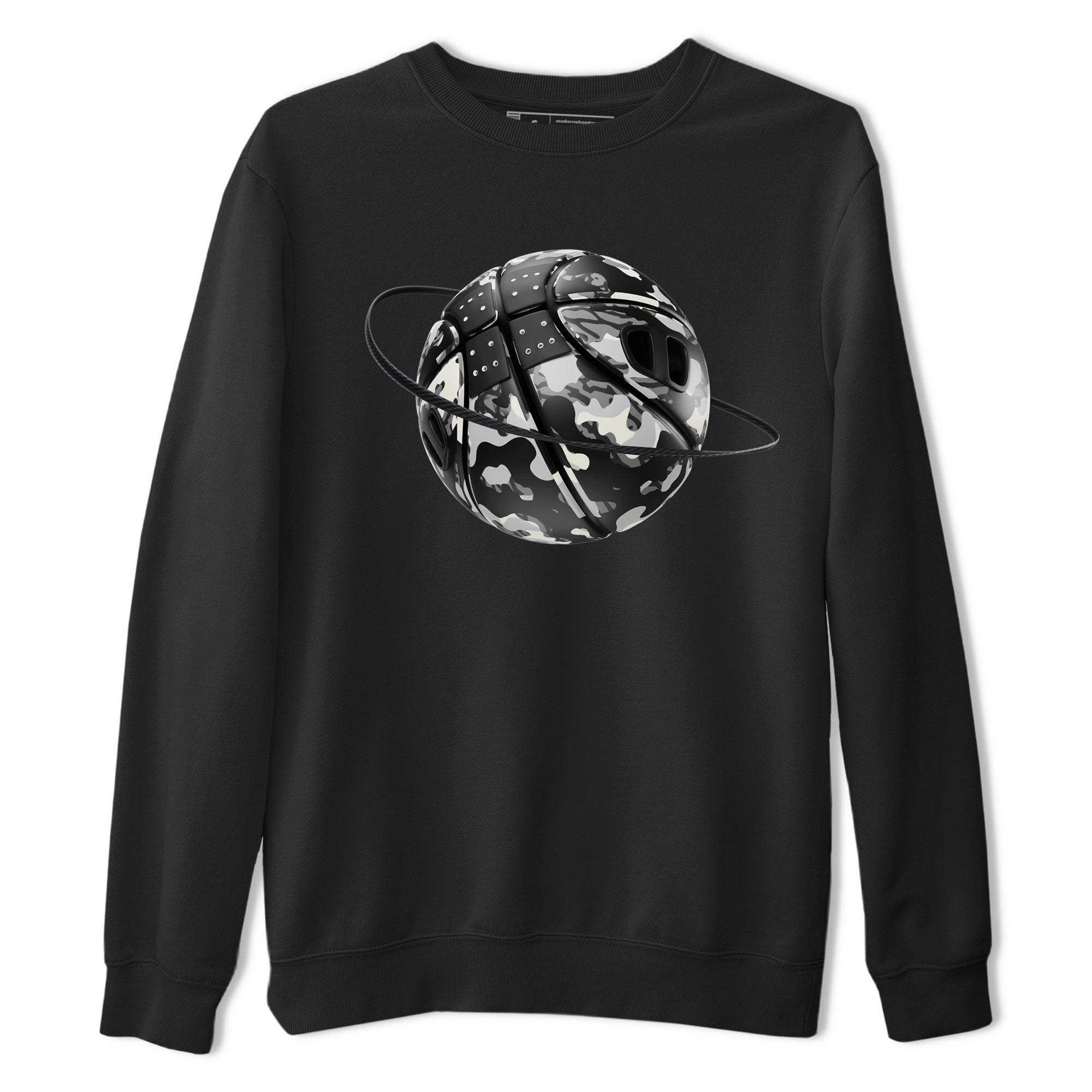 Camo Basketball Planet snkmatch Tee - Air Jordan 3 Off Noir