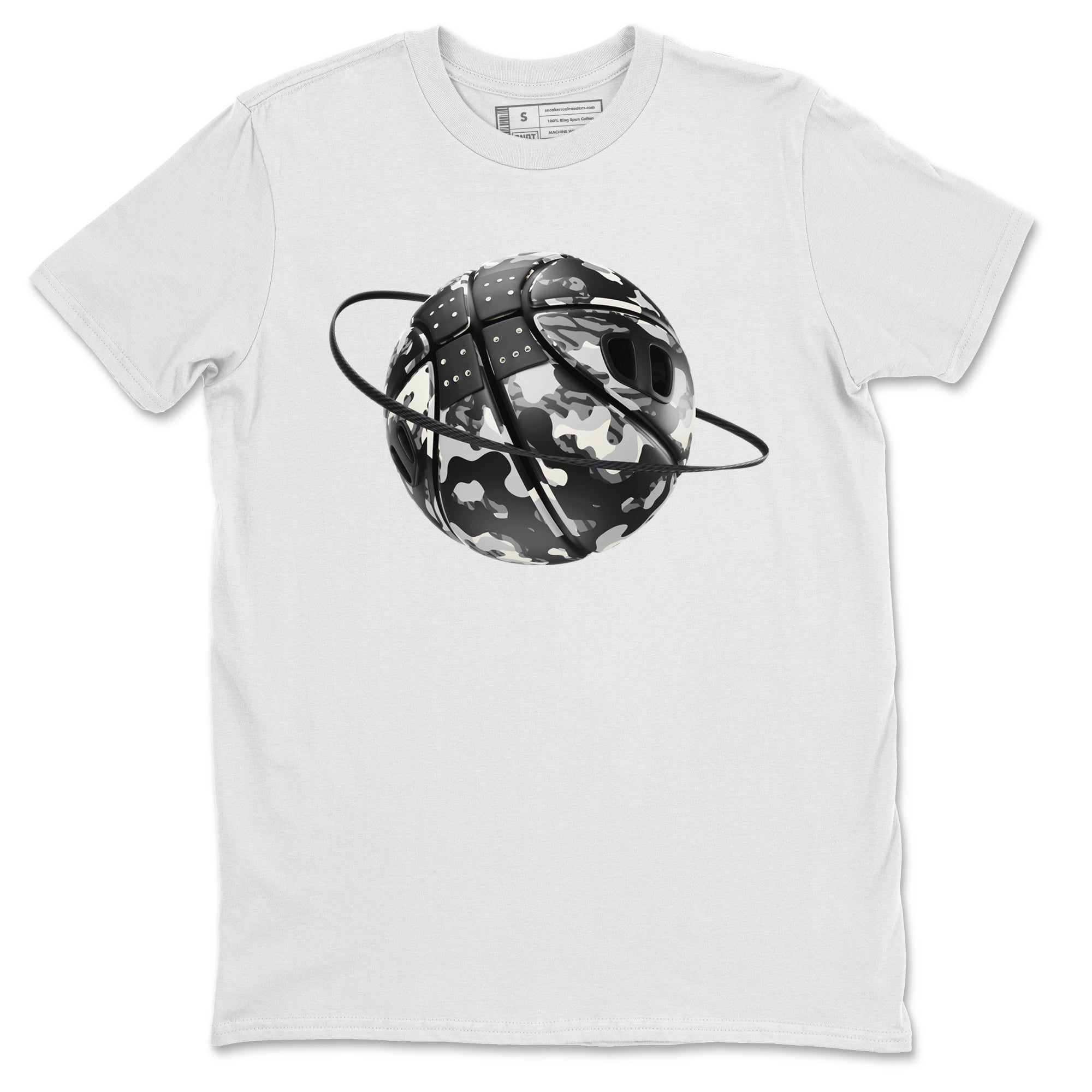 Camo Basketball Planet snkmatch Tee - Air Jordan 3 Off Noir