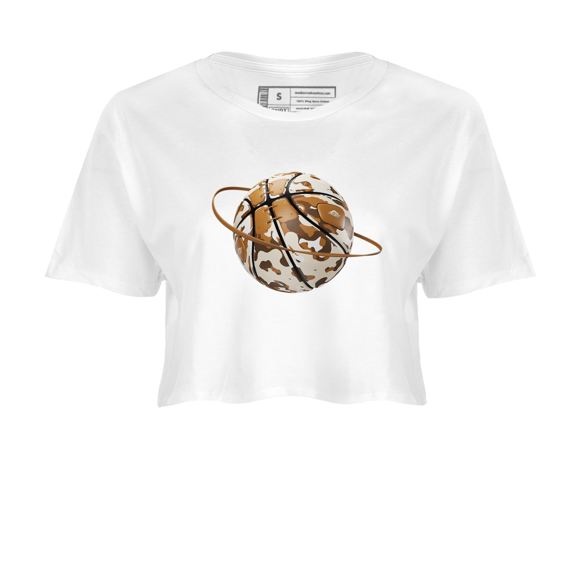 Camo Basketball Planet snkmatch Women's Top - Air Jordan 3 Palomino