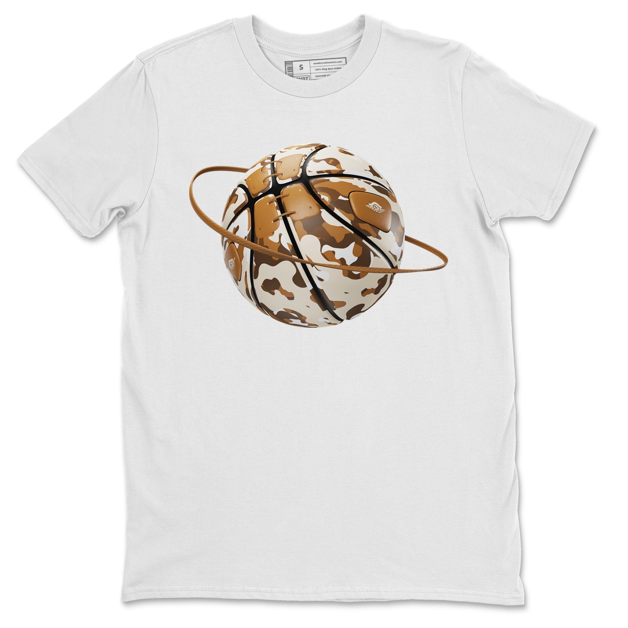 Camo Basketball Planet snkmatch Tee - Air Jordan 3 Palomino