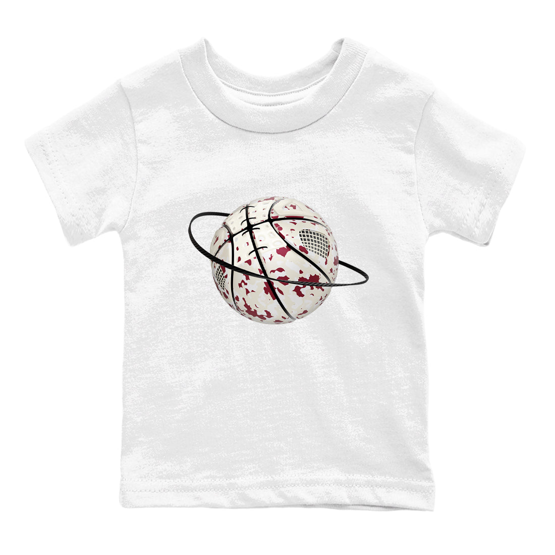 Camo Basketball Planet snkmatch Tees Kids - Air Jordan 4 A Ma Maniere x Fossil Stone