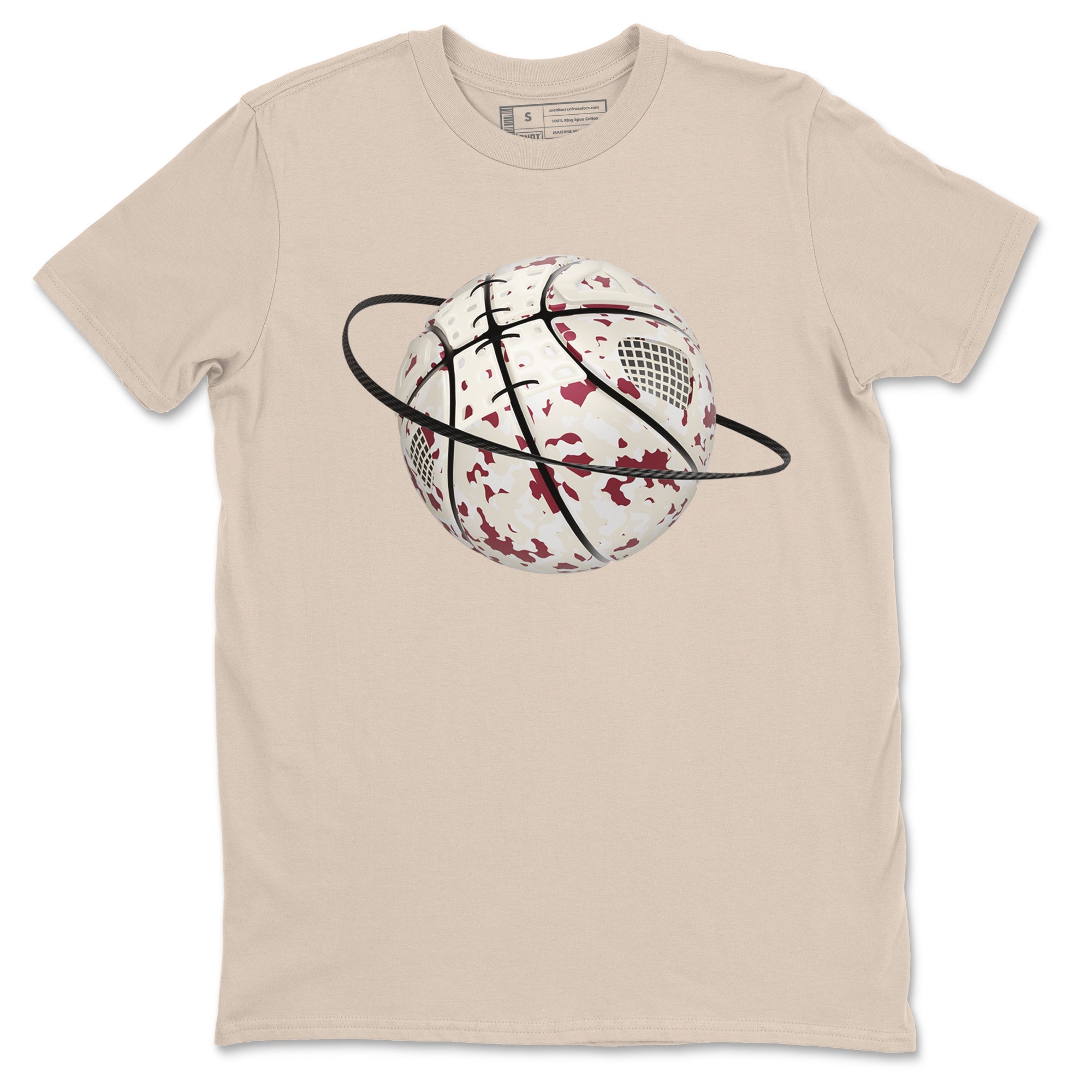 Camo Basketball Planet snkmatch Tees - Air Jordan 4 A Ma Maniere x Fossil Stone