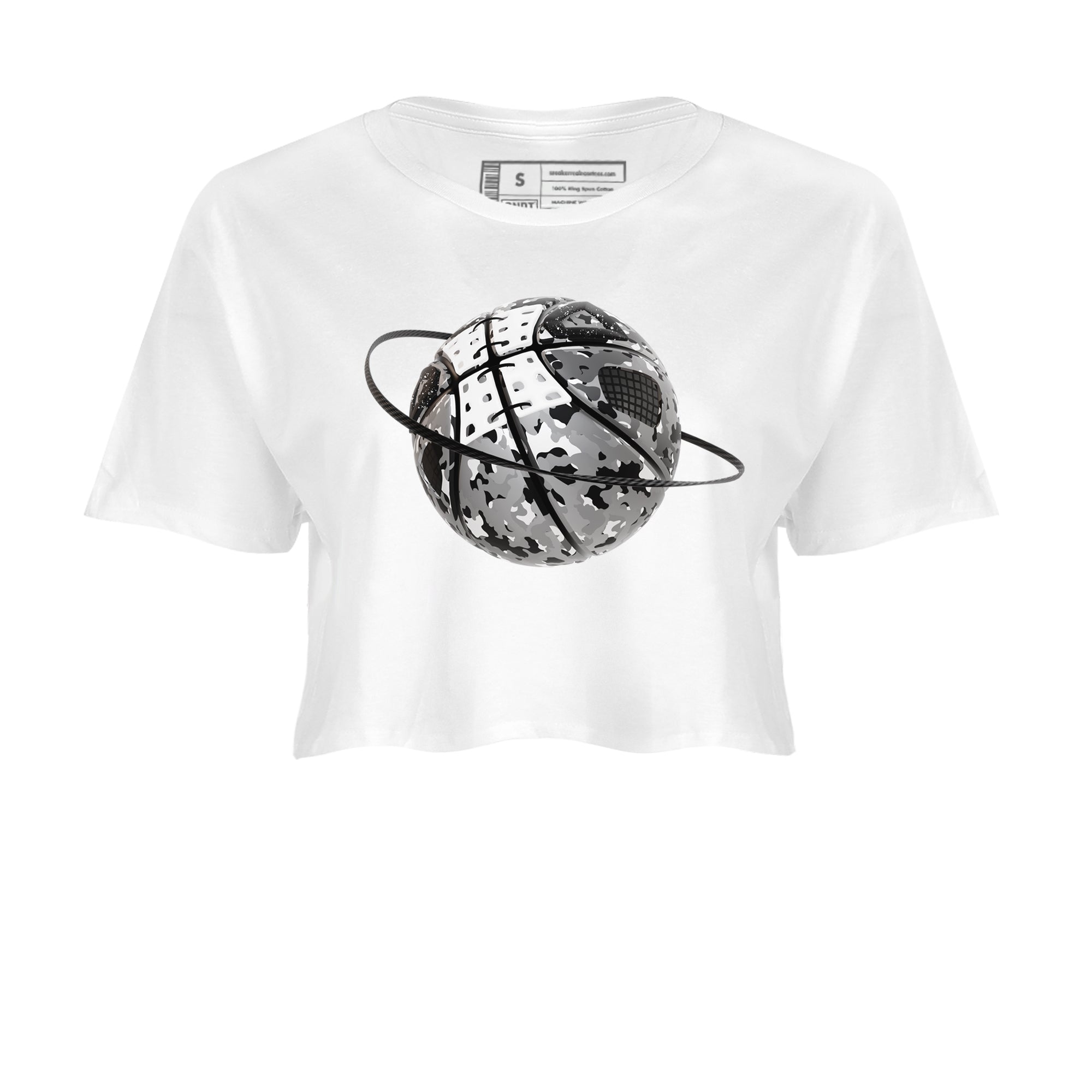 Camo Basketball Planet snkmatch Women's Top - Air Jordan 4 Fear