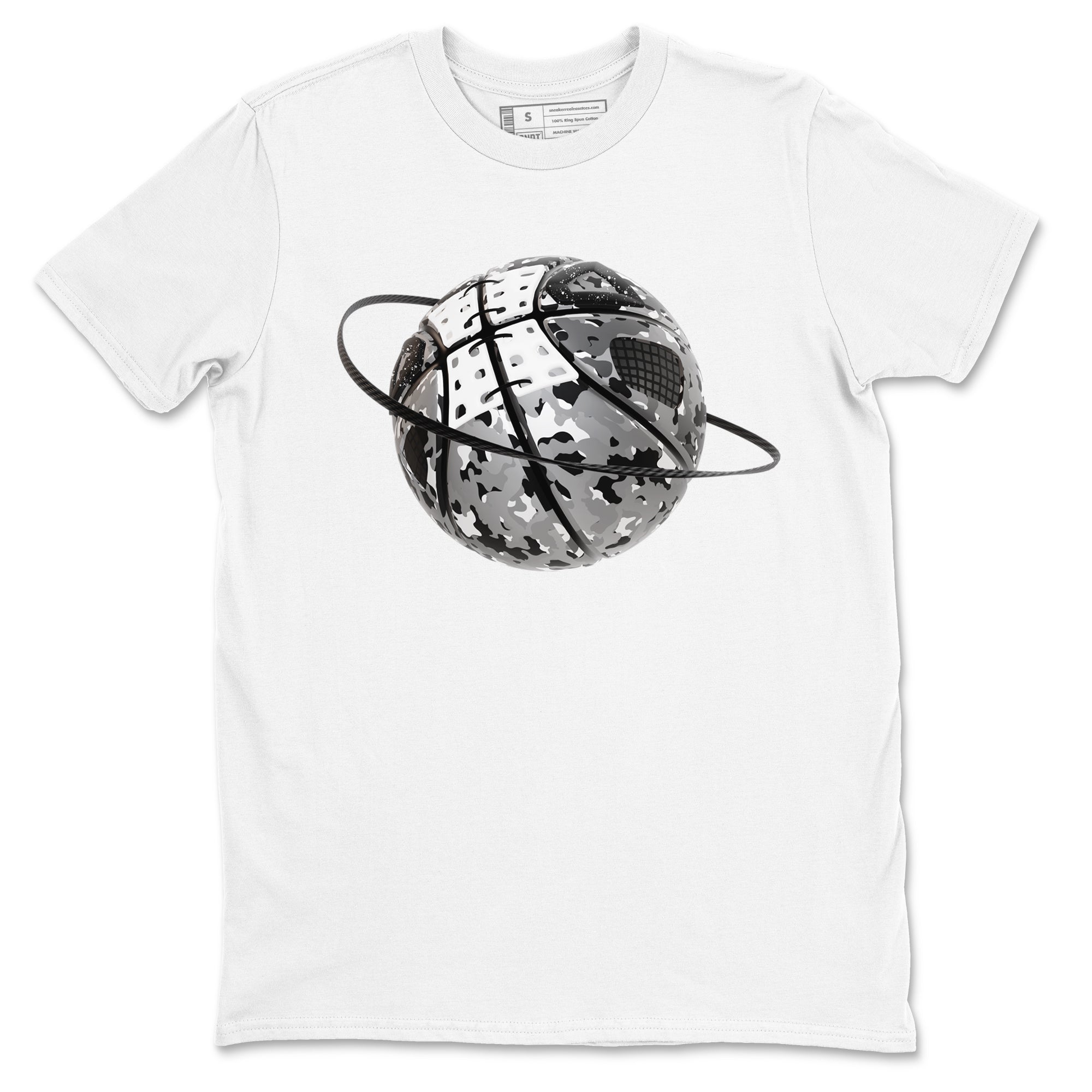 Camo Basketball Planet snkmatch Tees - Air Jordan 4 Fear