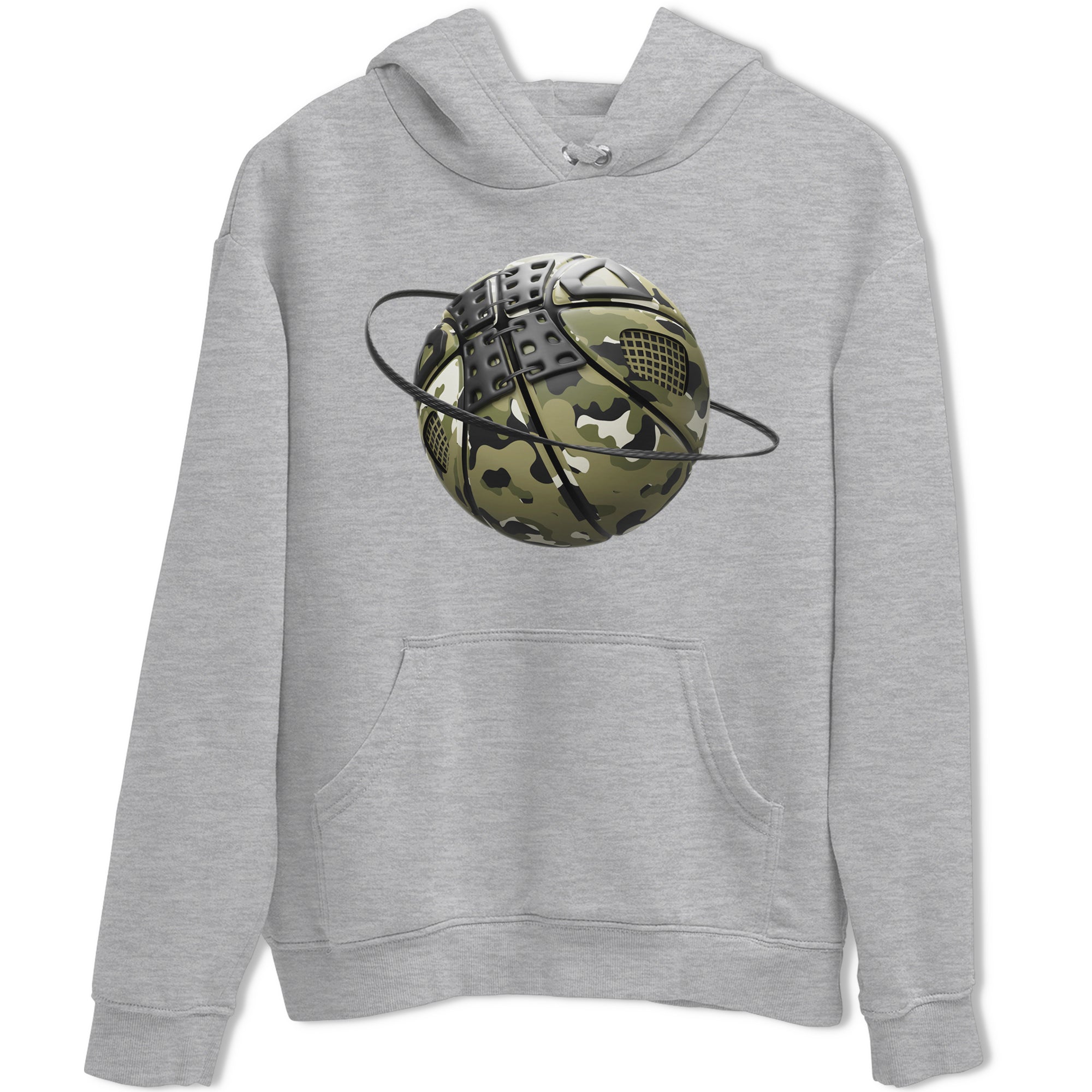 Camo Basketball Planet snkmatch Tee - Air Jordan 4 Medium Olive