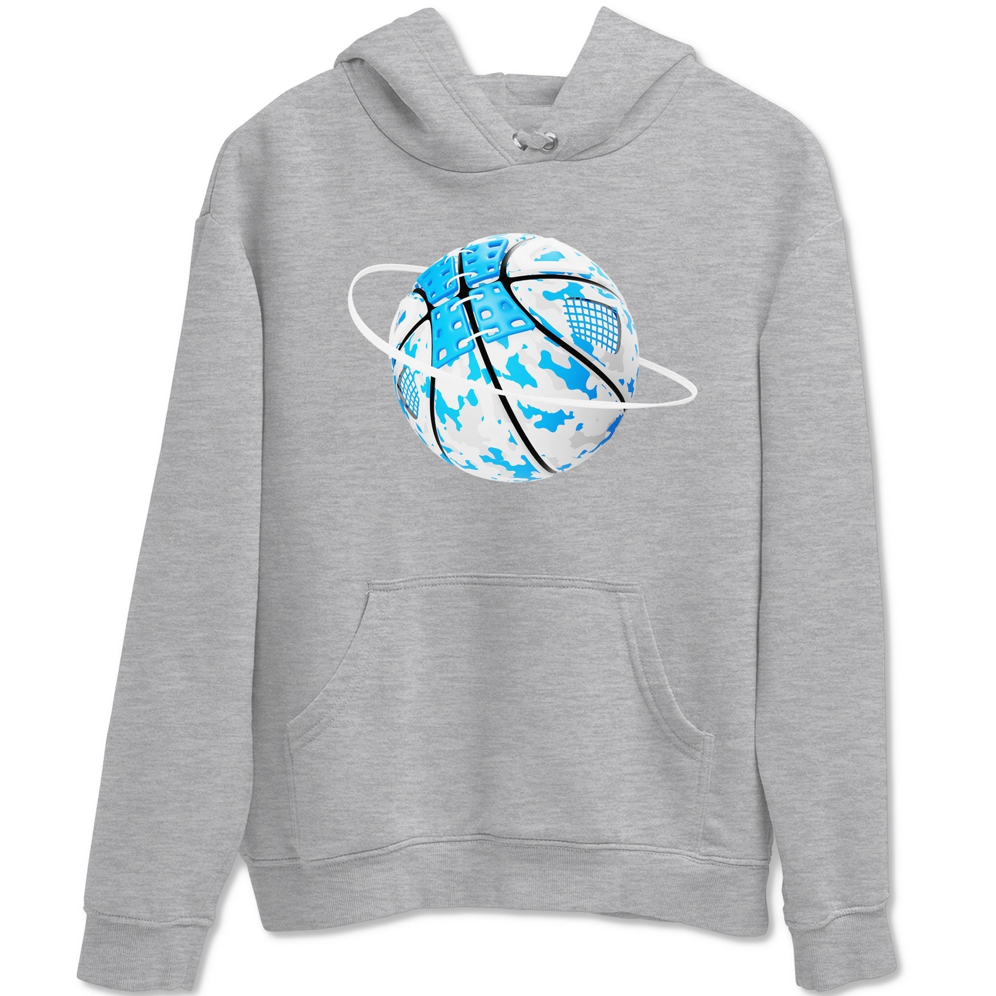 Camo Basketball Planet snkmatch Tees - Air Jordan 4 Military Blue