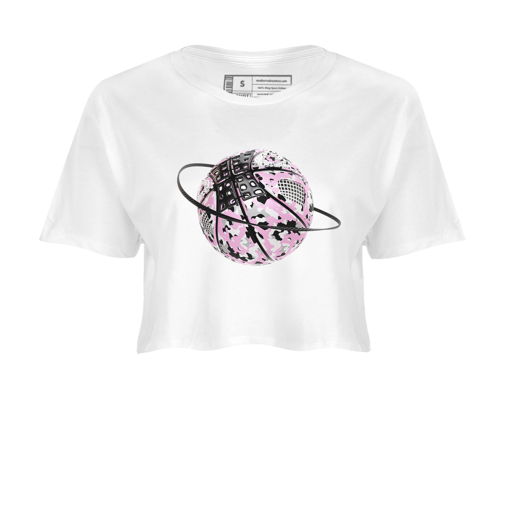 Camo Basketball Planet snkmatch Women's Top - Air Jordan 4 Orchid