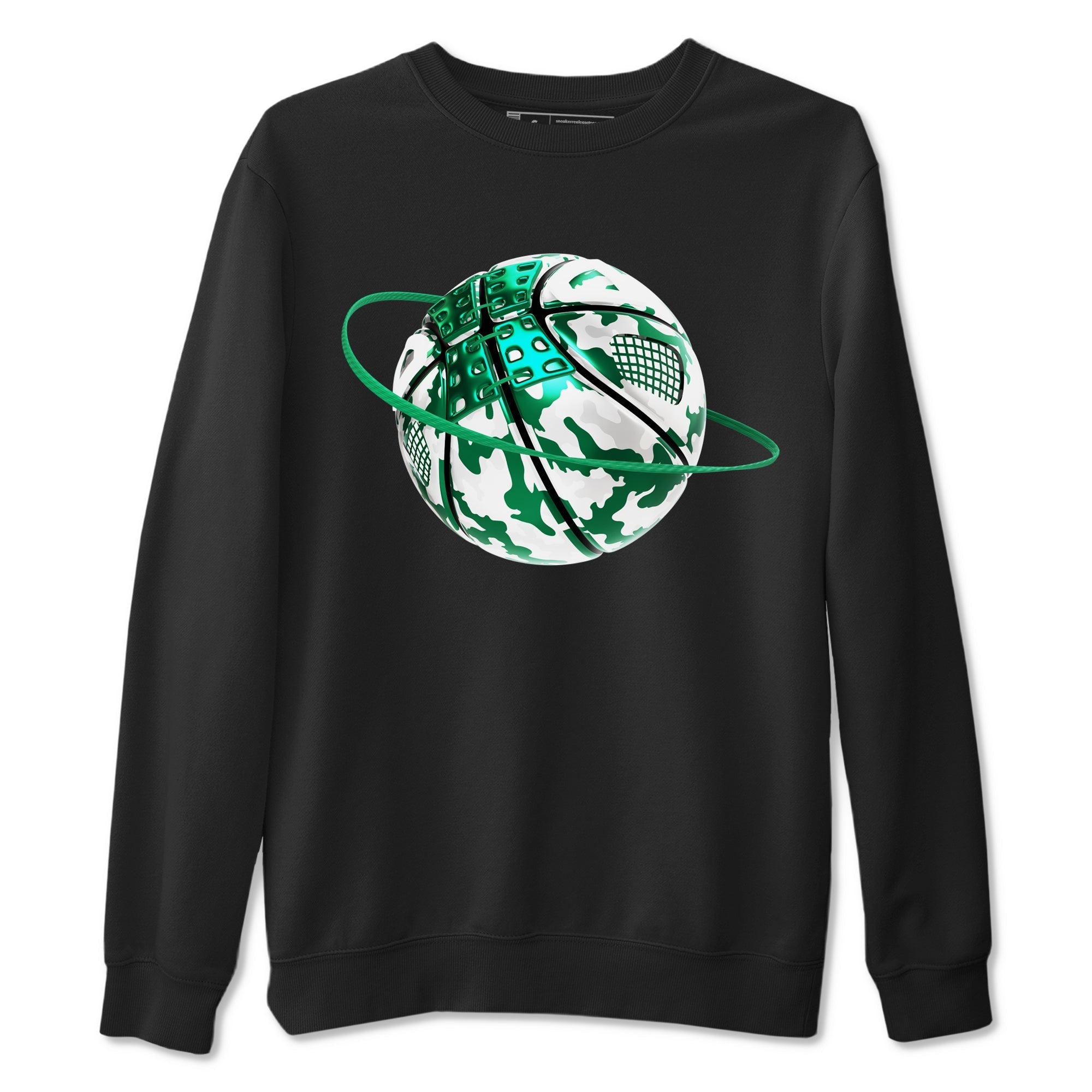 Camo Basketball Planet snkmatch Tees - Air Jordan 4 Oxidized Green