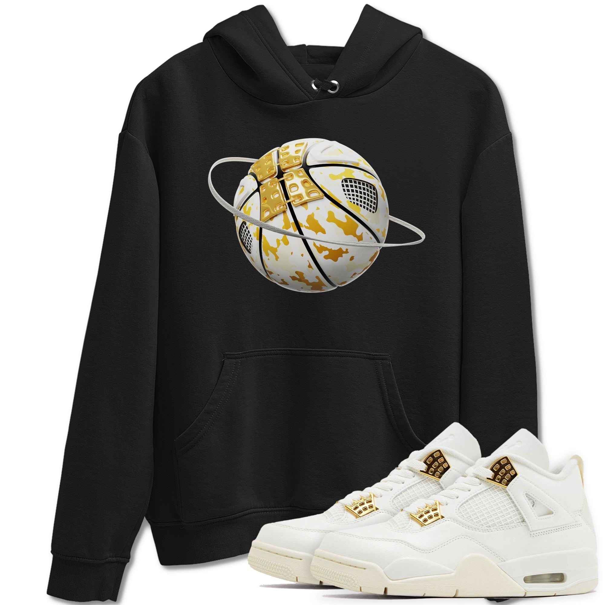 Camo Basketball Planet snkmatch Tees - Air Jordan 4 Sail 2024