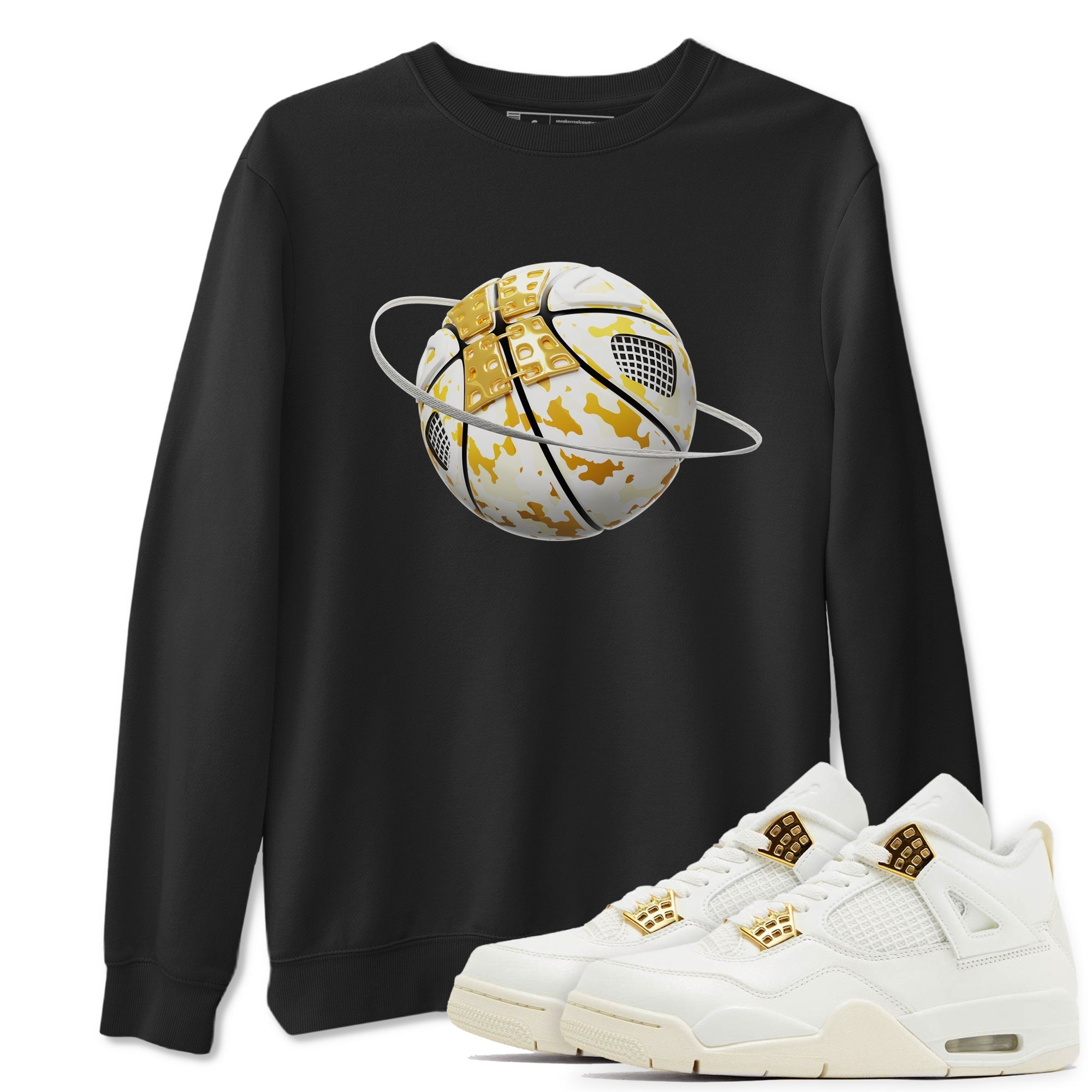 Camo Basketball Planet snkmatch Tees - Air Jordan 4 Sail 2024