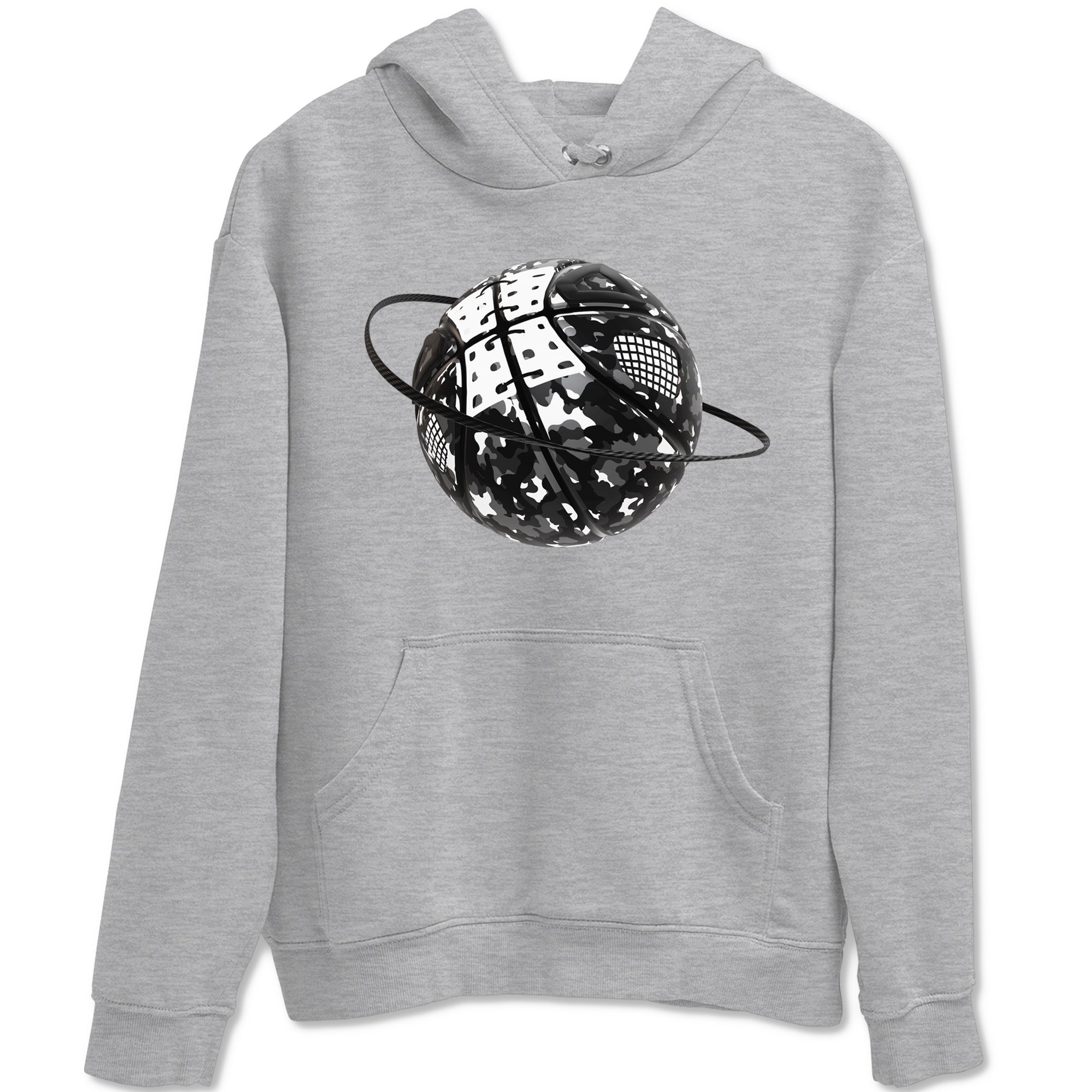 Camo Basketball Planet snkmatch Tees - Air Jordan 4 White Thunder