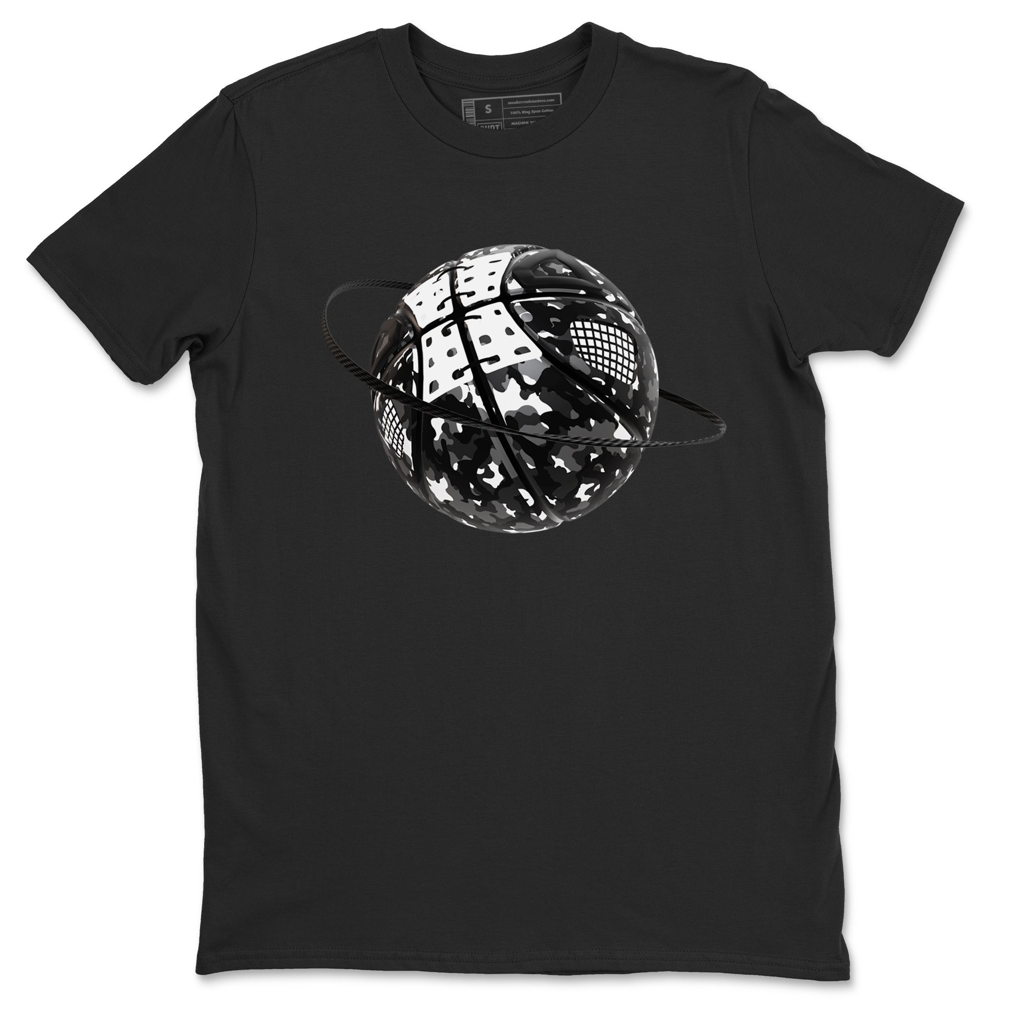 Camo Basketball Planet snkmatch Tees - Air Jordan 4 White Thunder
