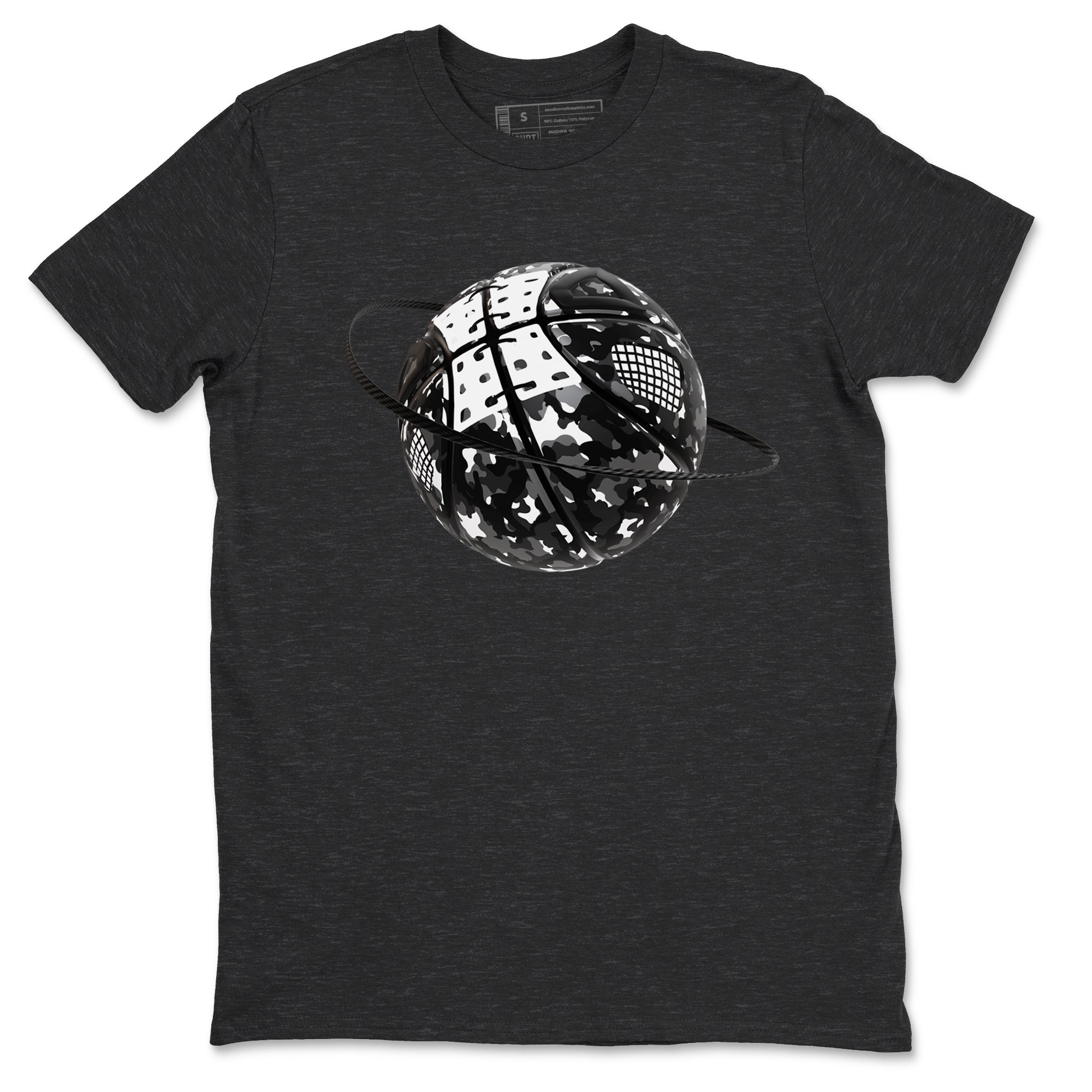 Camo Basketball Planet snkmatch Tees - Air Jordan 4 White Thunder