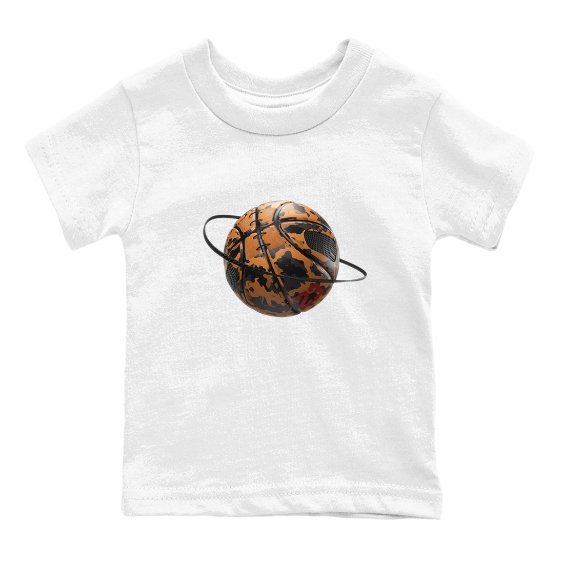 Camo Basketball Planet snkmatch Tees Kids - Air Jordan 5 Archaeo Brown