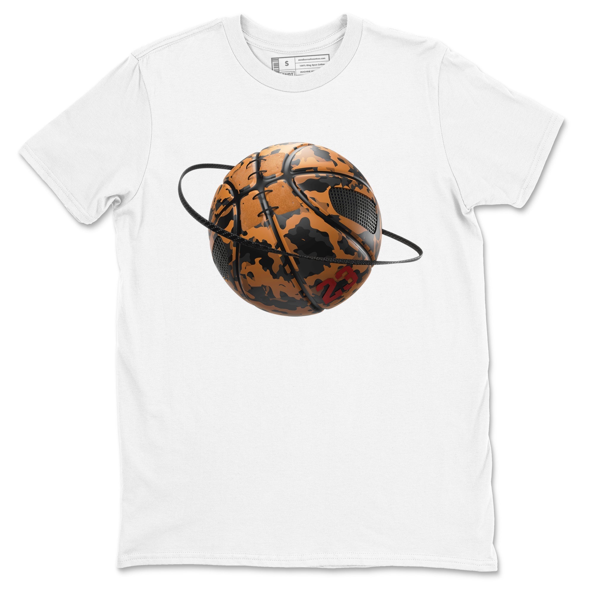 Camo Basketball Planet snkmatch Tees - Air Jordan 5 Archaeo Brown