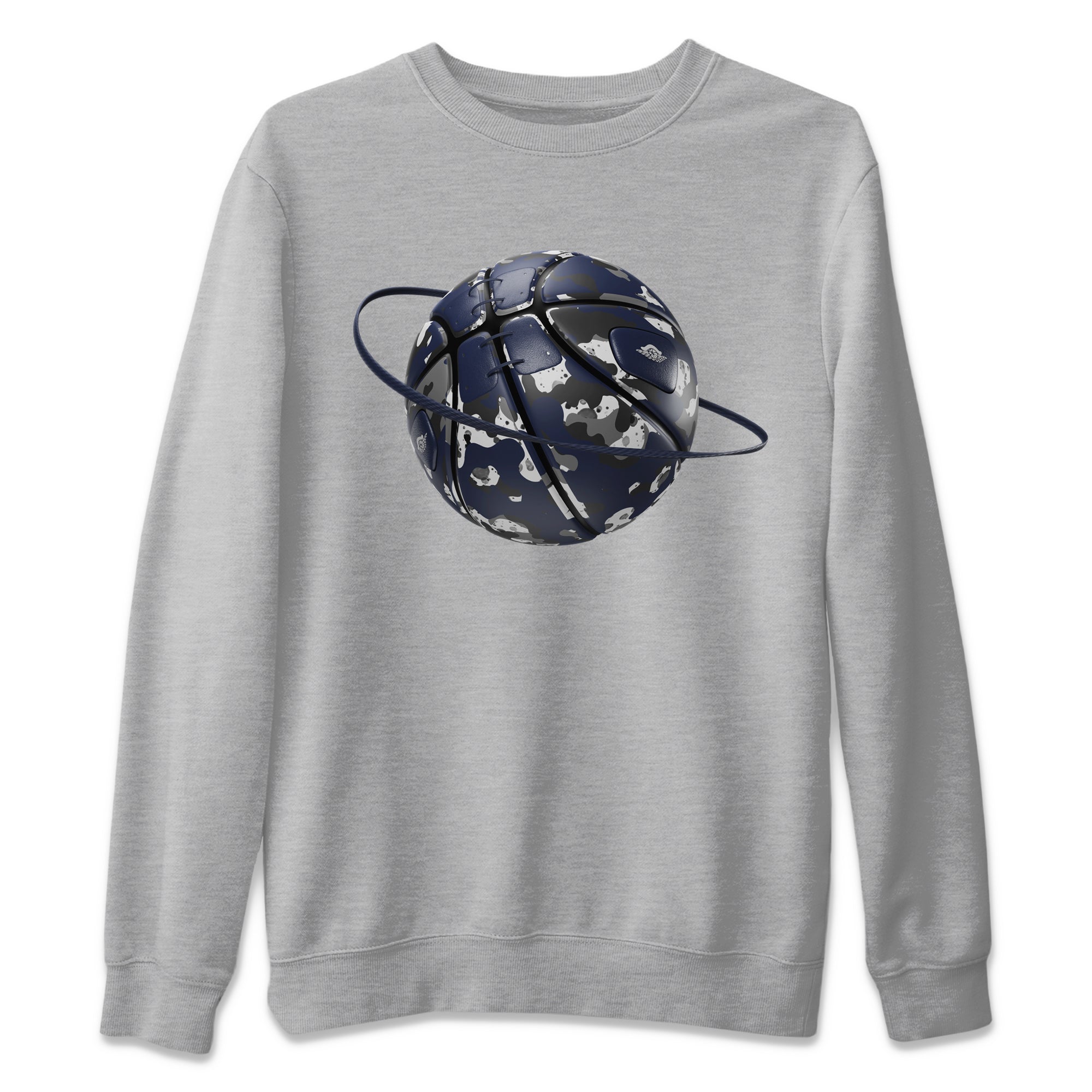 Camo Basketball Planet snkmatch Tee - Air Jordan 5 Georgetown