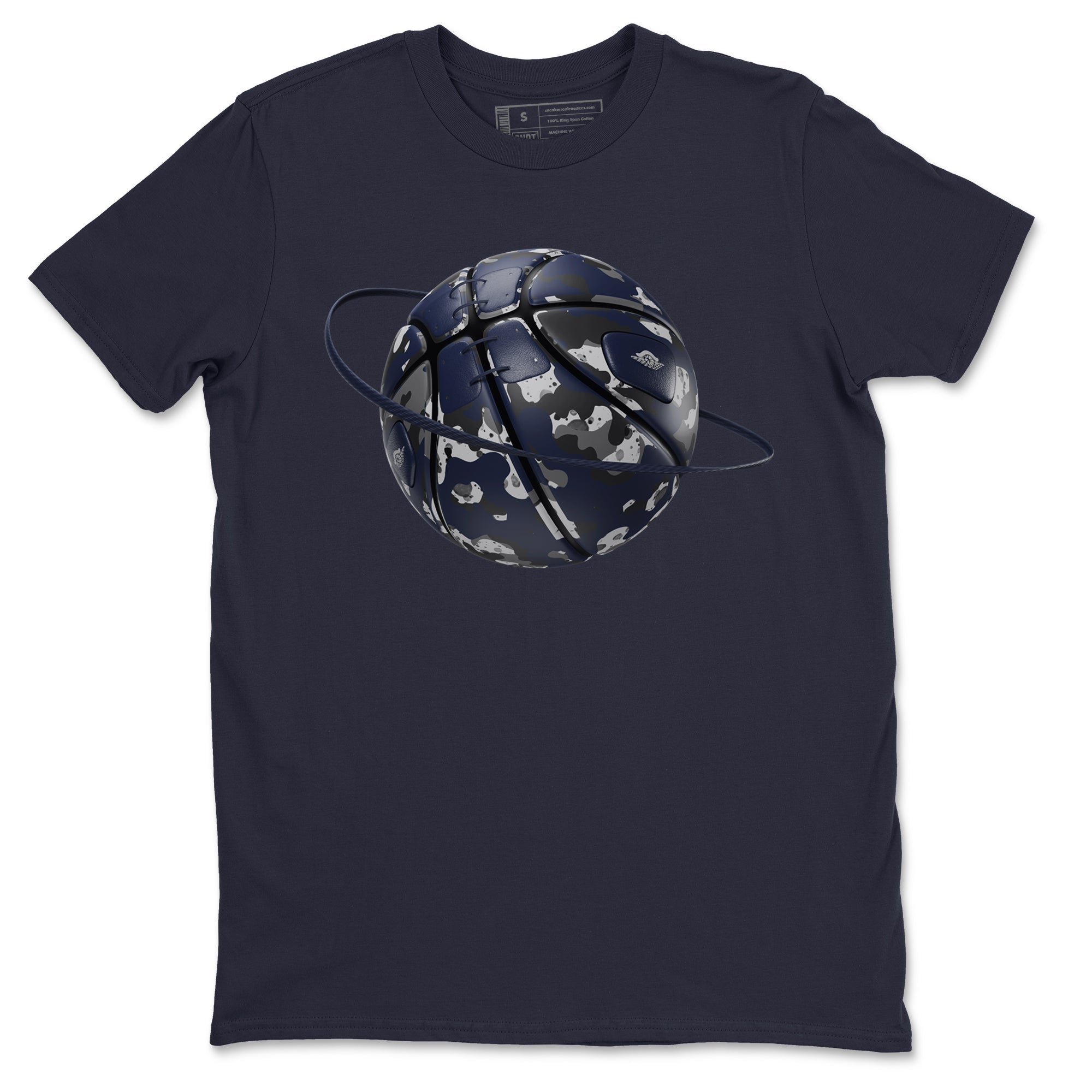 Camo Basketball Planet snkmatch Tee - Air Jordan 5 Georgetown