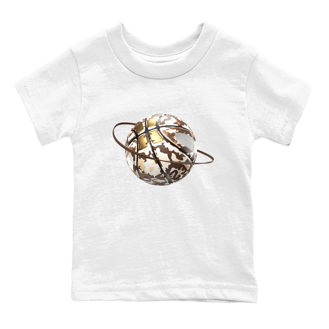 Camo Basketball Planet snkmatch Tees Kids - Air Jordan 5 Golden Ticket