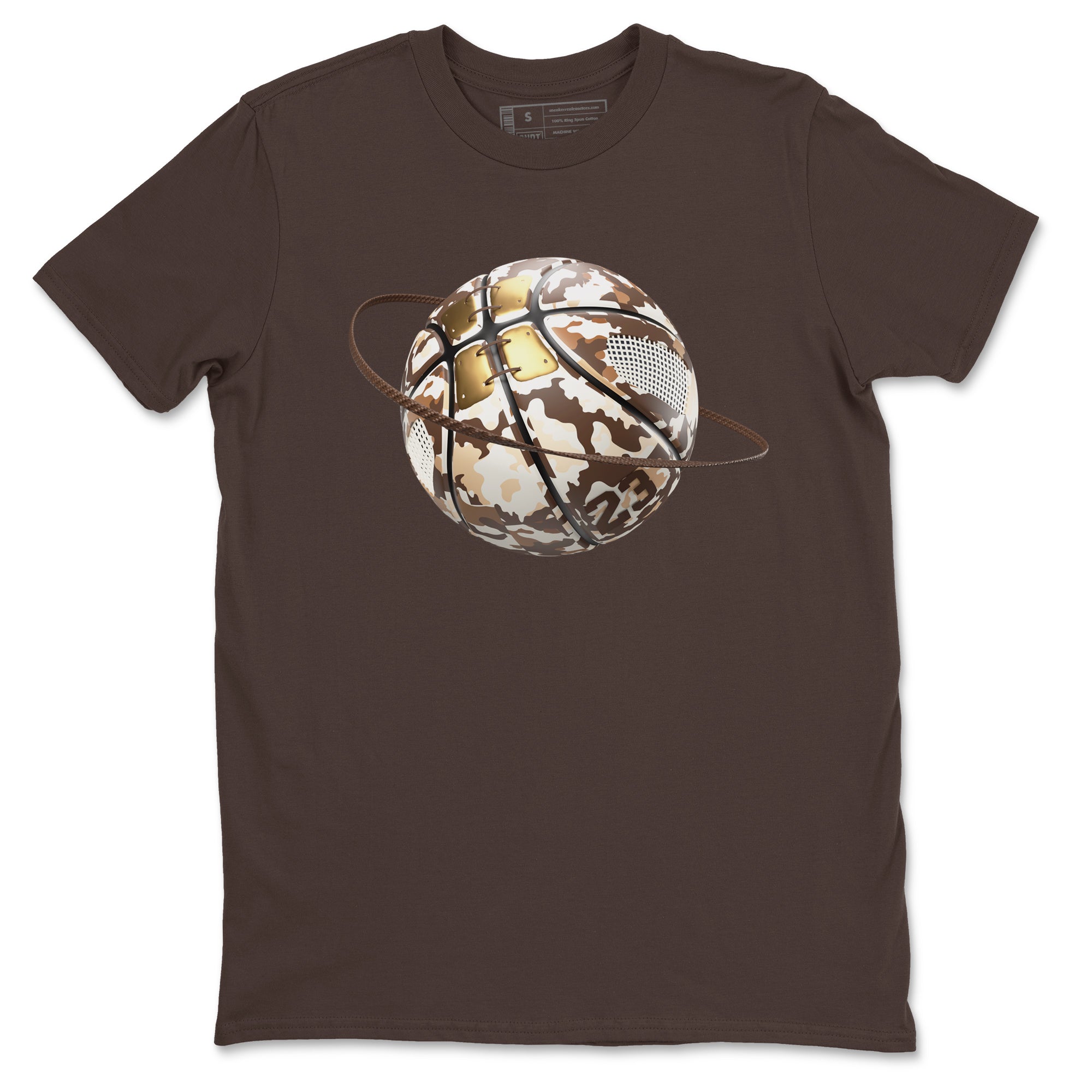 Camo Basketball Planet snkmatch Tees - Air Jordan 5 Golden Ticket