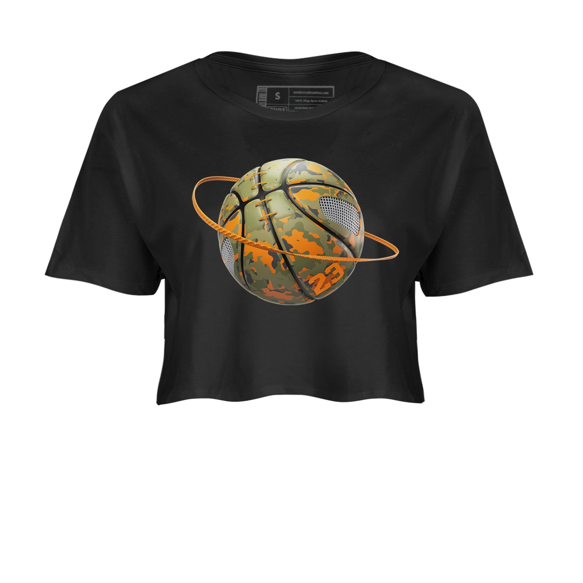 Camo Basketball Planet snkmatch Women's Top - Air Jordan 5 Olive
