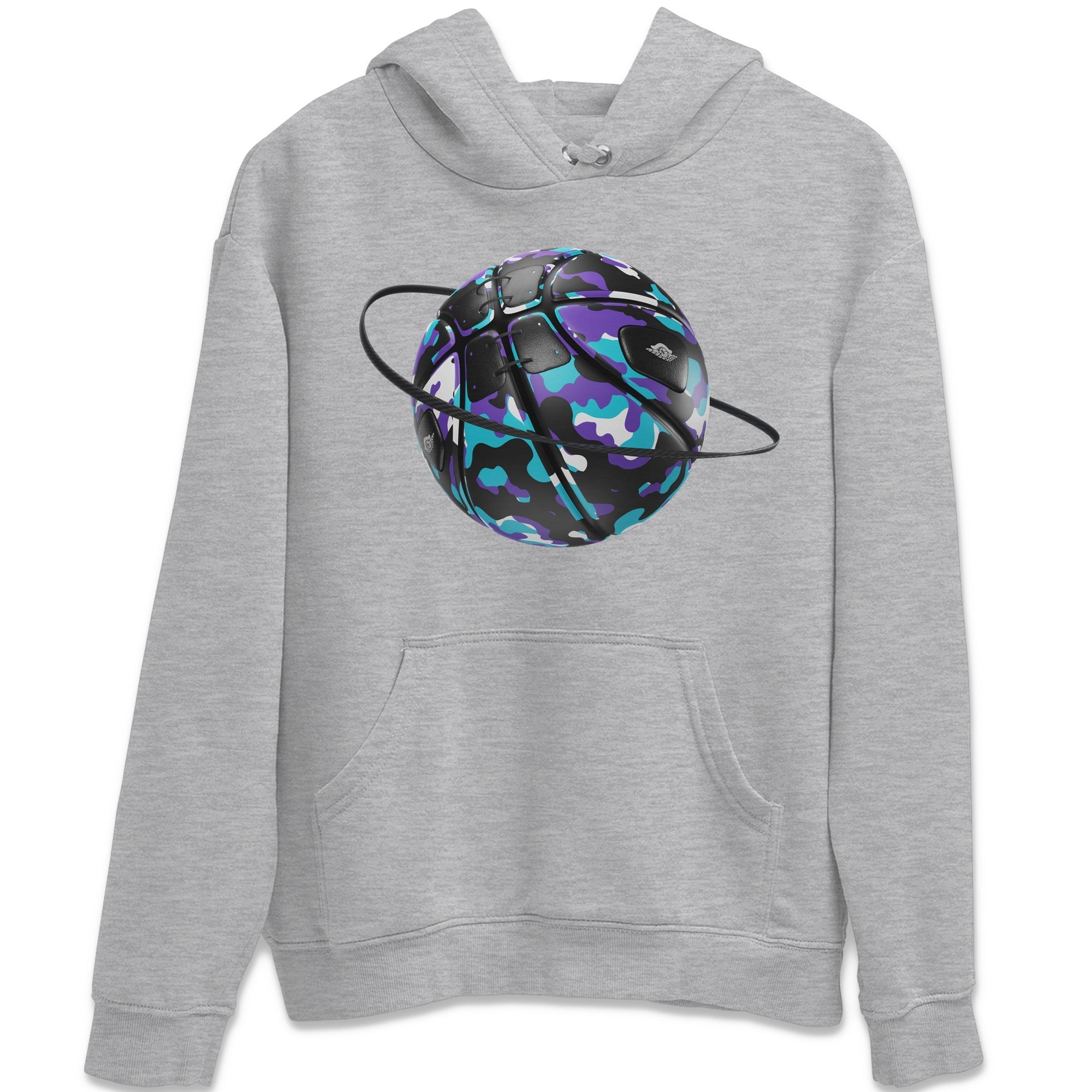 Camo Basketball Planet snkmatch Tee - Air Jordan 6 Aqua