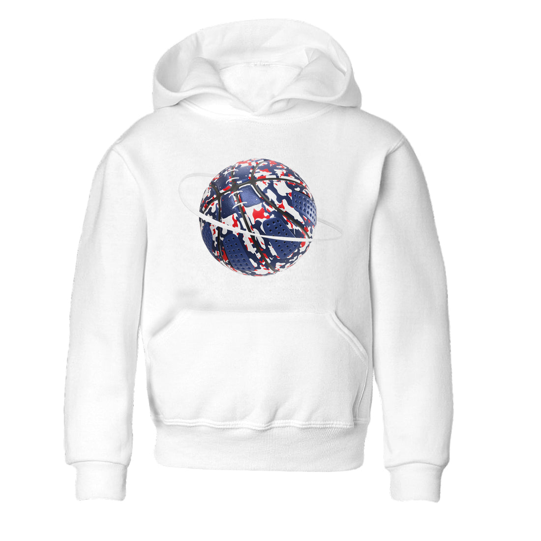Camo Basketball Planet snkmatch Tees Kids - Air Jordan 6 White And Midnight Navy