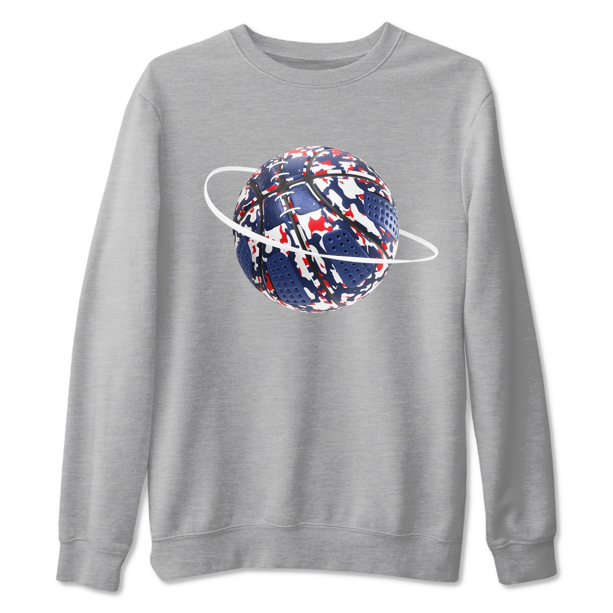 Camo Basketball Planet snkmatch Tees - Air Jordan 6 White And Midnight Navy