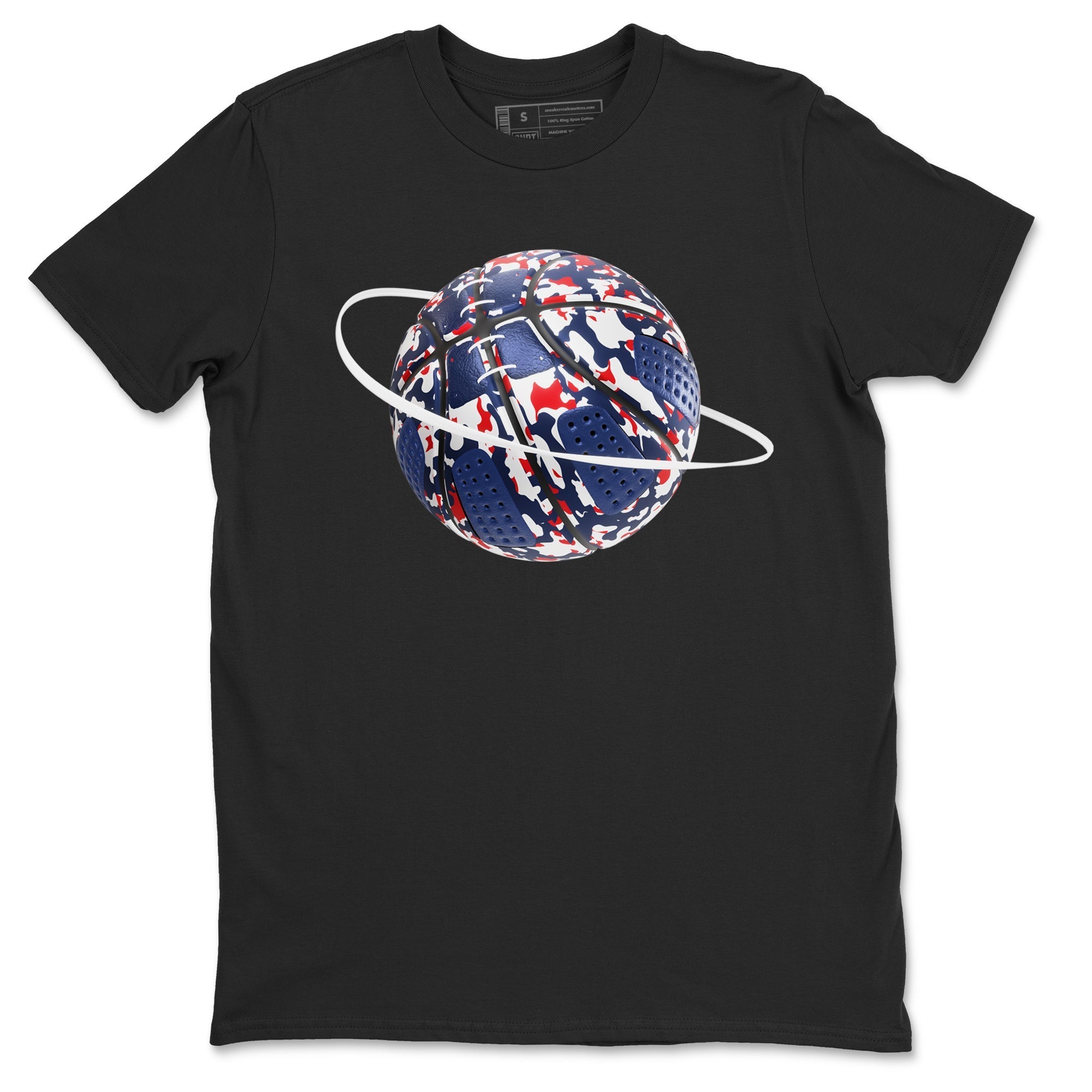 Camo Basketball Planet snkmatch Tees - Air Jordan 6 White And Midnight Navy