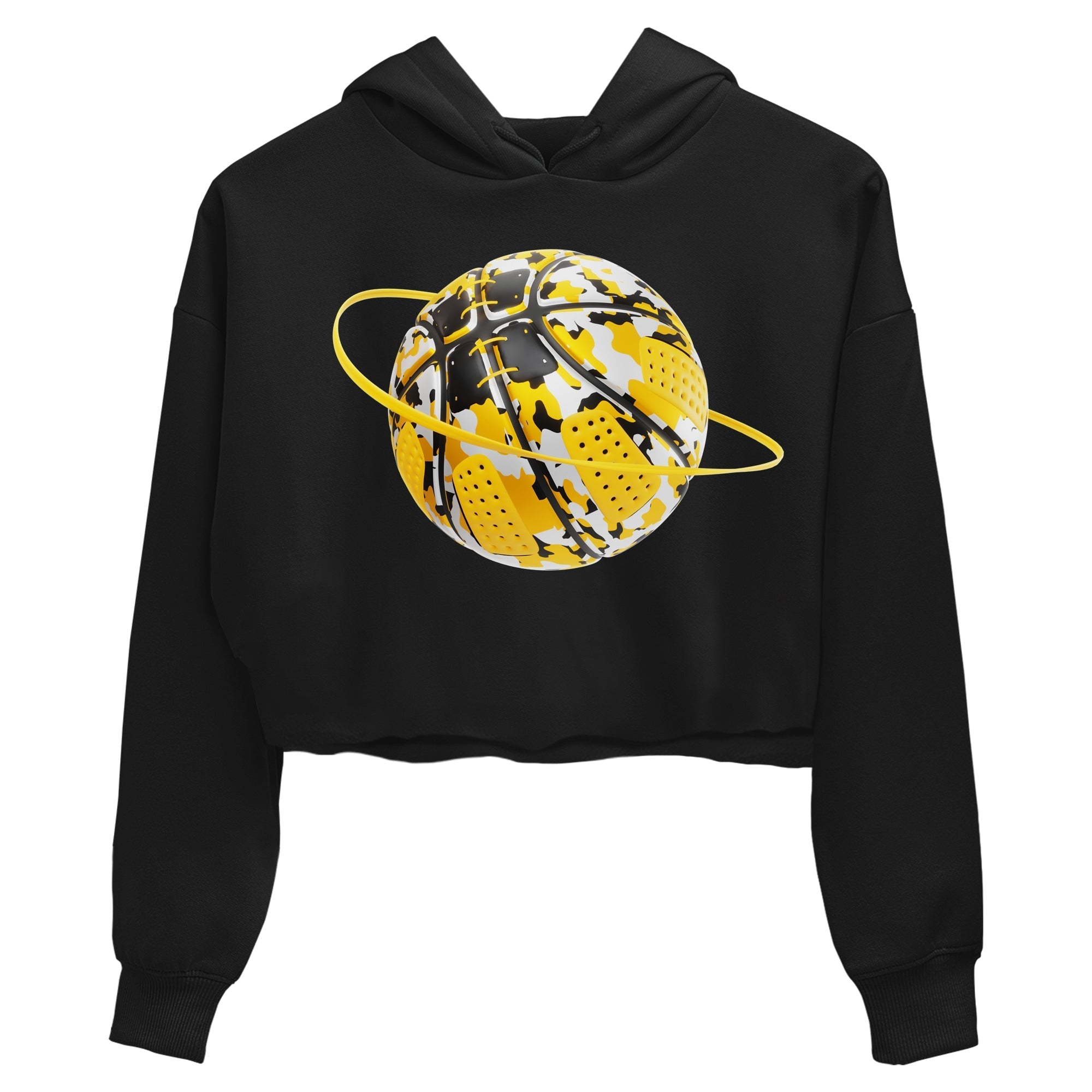 Camo Basketball Planet snkmatch Women's Top - Air Jordan 6 Yellow Ochre