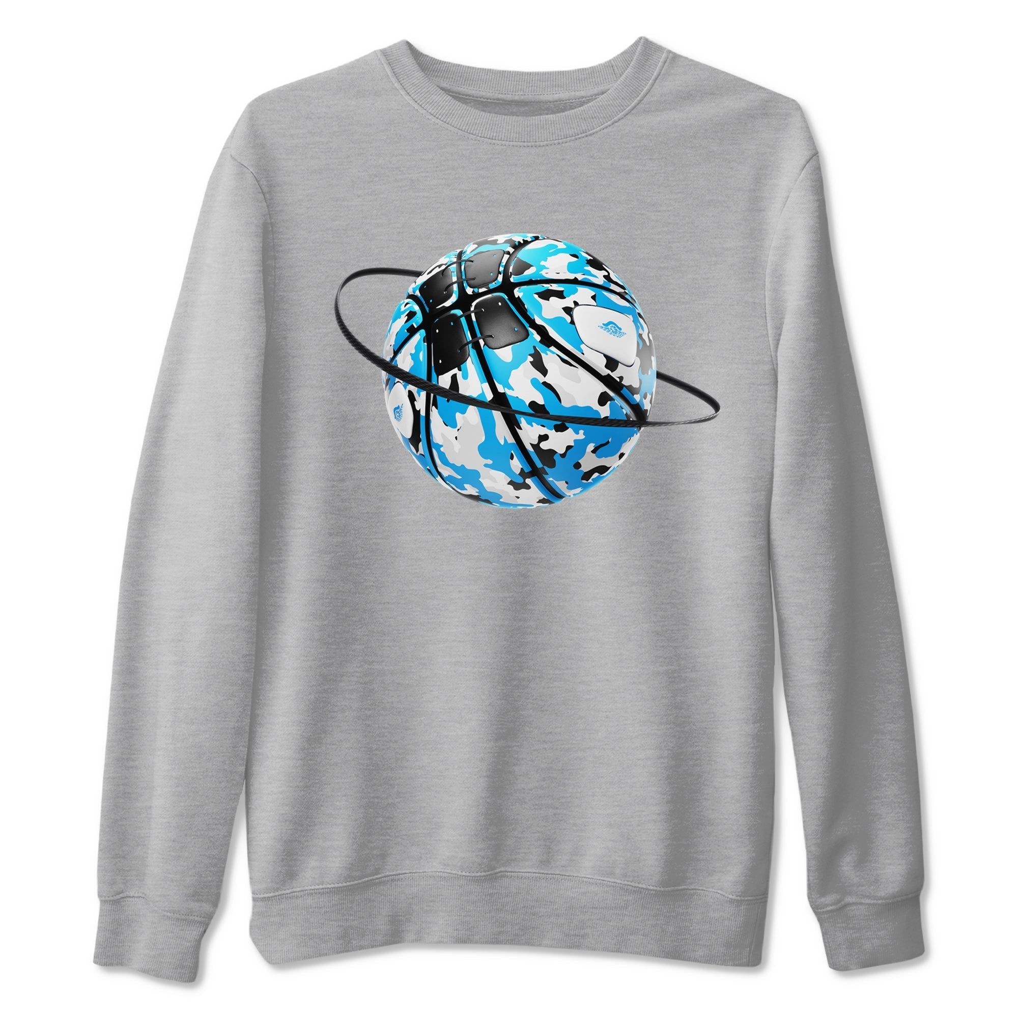Camo Basketball Planet snkmatch Tees - Air Jordan 9 Powder Blue