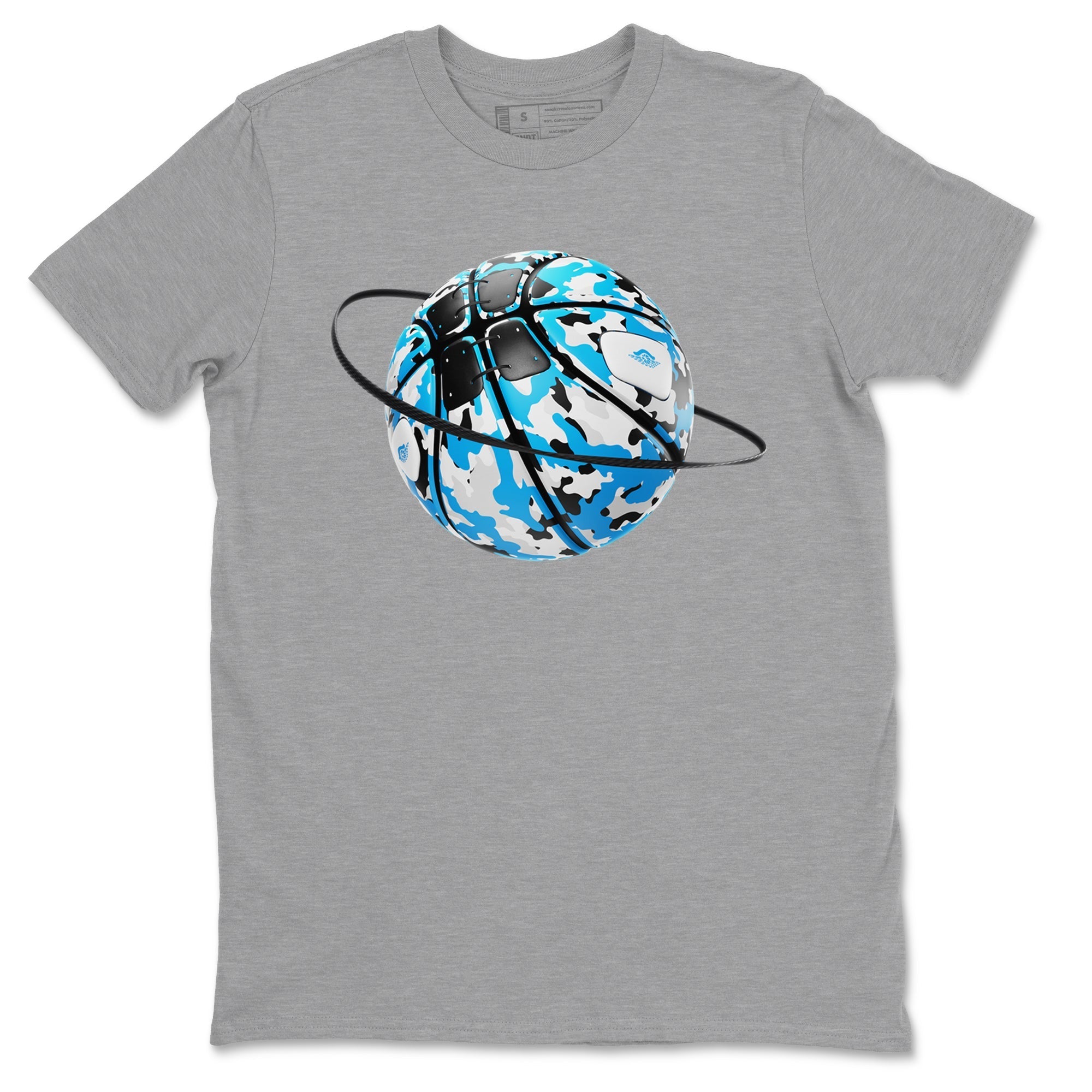 Camo Basketball Planet snkmatch Tees - Air Jordan 9 Powder Blue