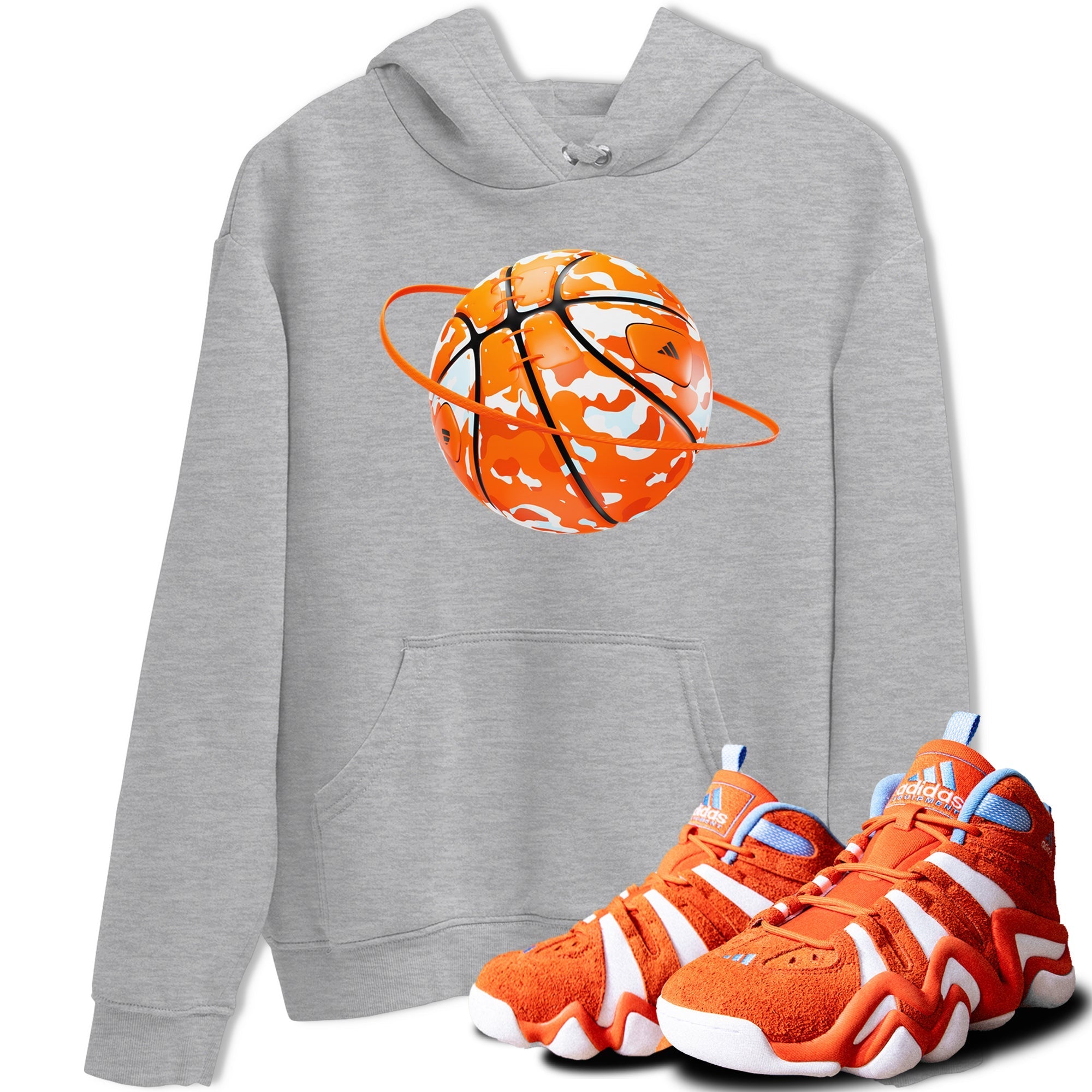 Camo Basketball Planet snkmatch Tee - Crazy 8 Team Orange