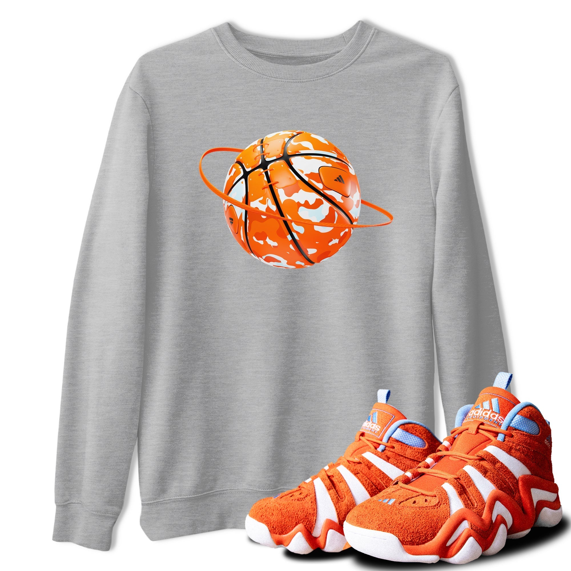 Camo Basketball Planet snkmatch Tee - Crazy 8 Team Orange