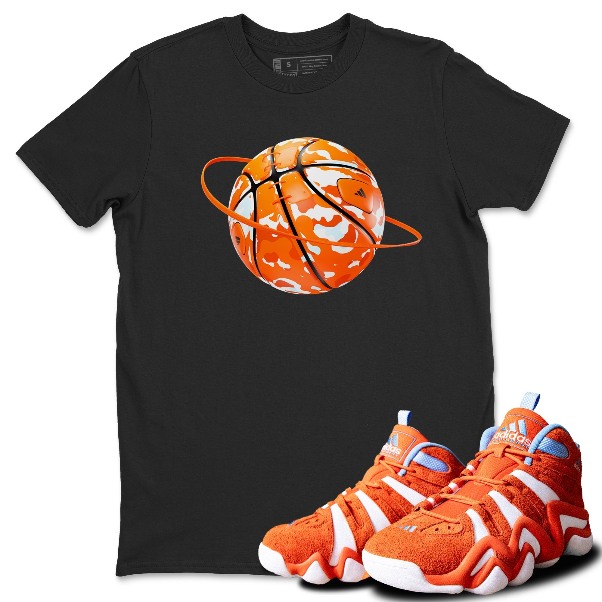 Camo Basketball Planet snkmatch Tee - Crazy 8 Team Orange